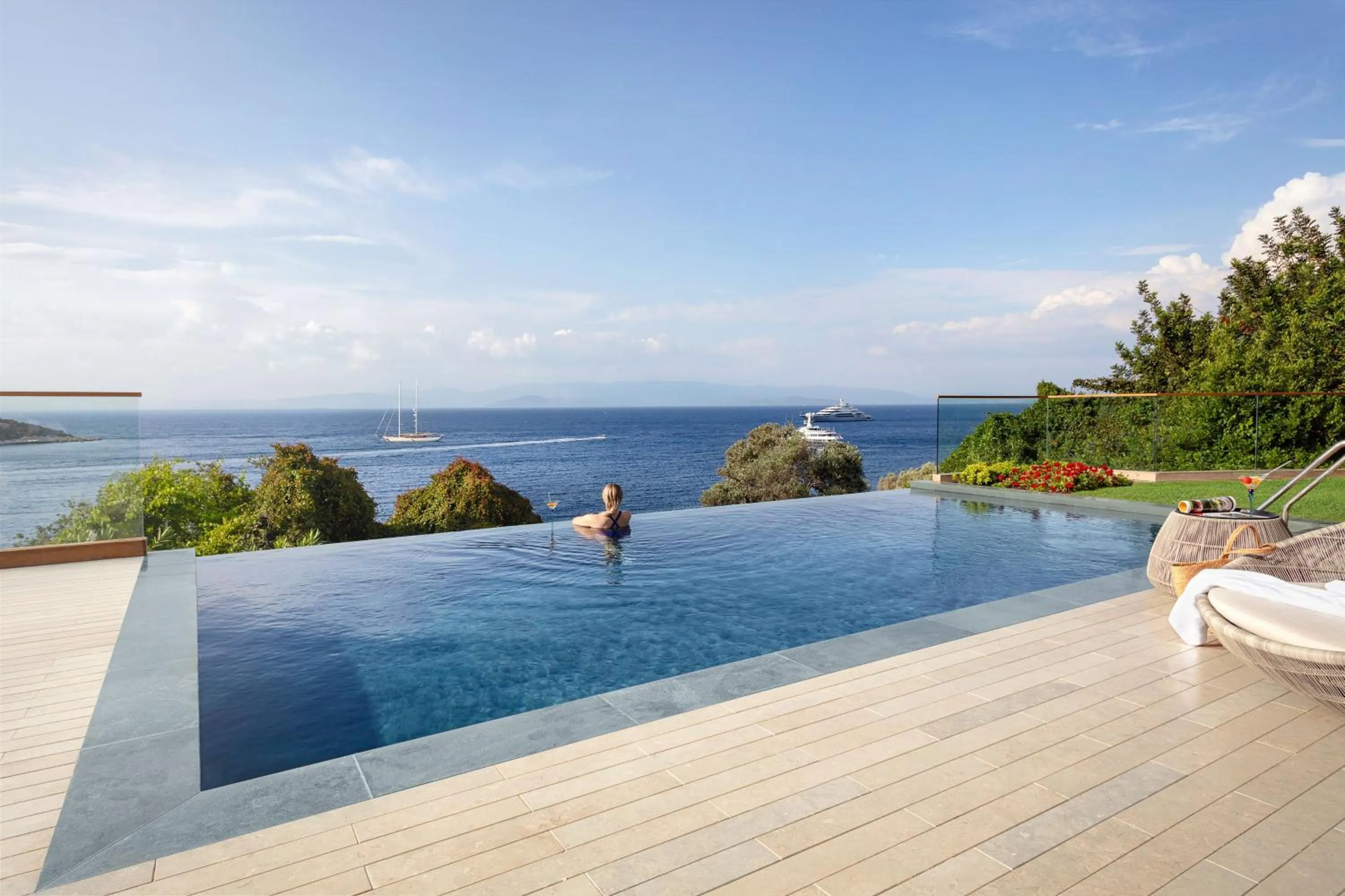 Swimming pool in Mandarin Oriental, Bodrum