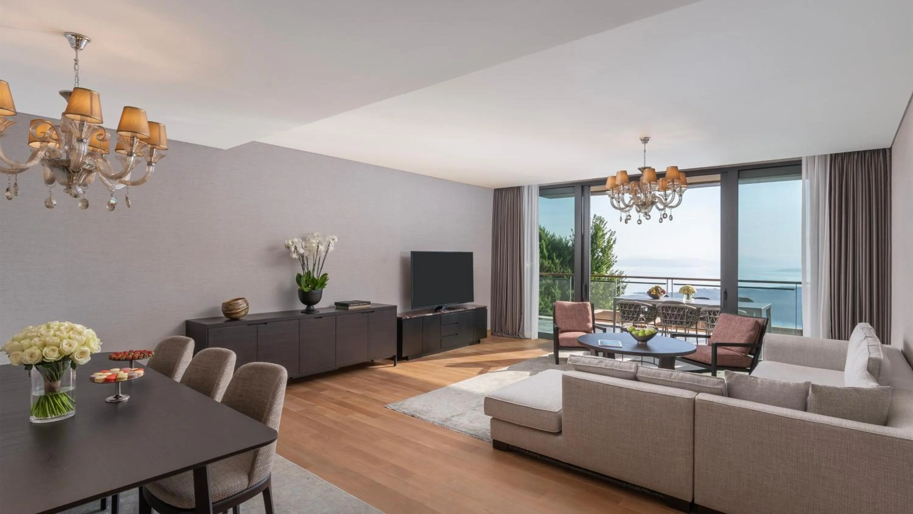 Living room in Mandarin Oriental, Bodrum