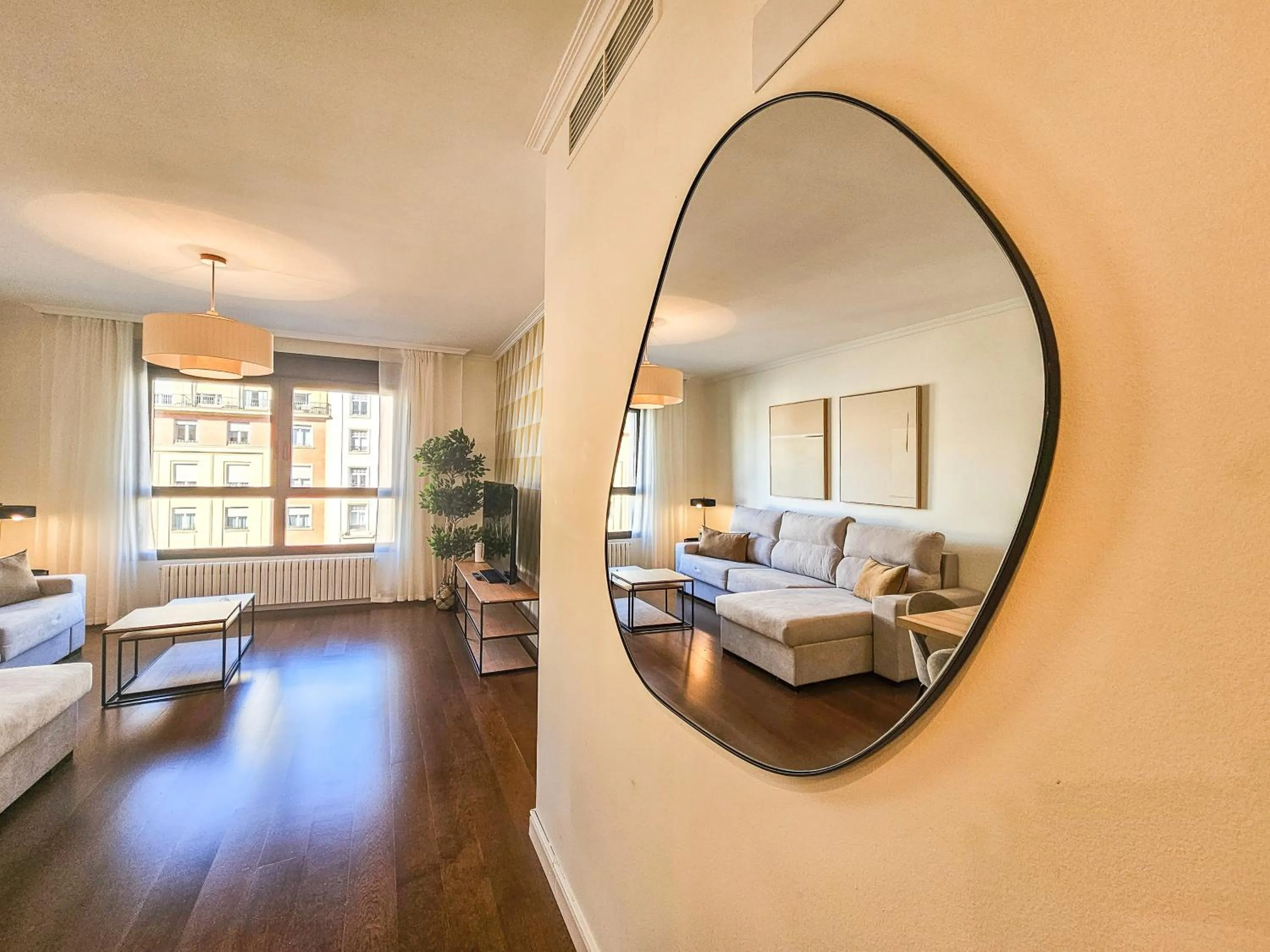 Living room in Apartamentos Zaragoza Independencia 3000