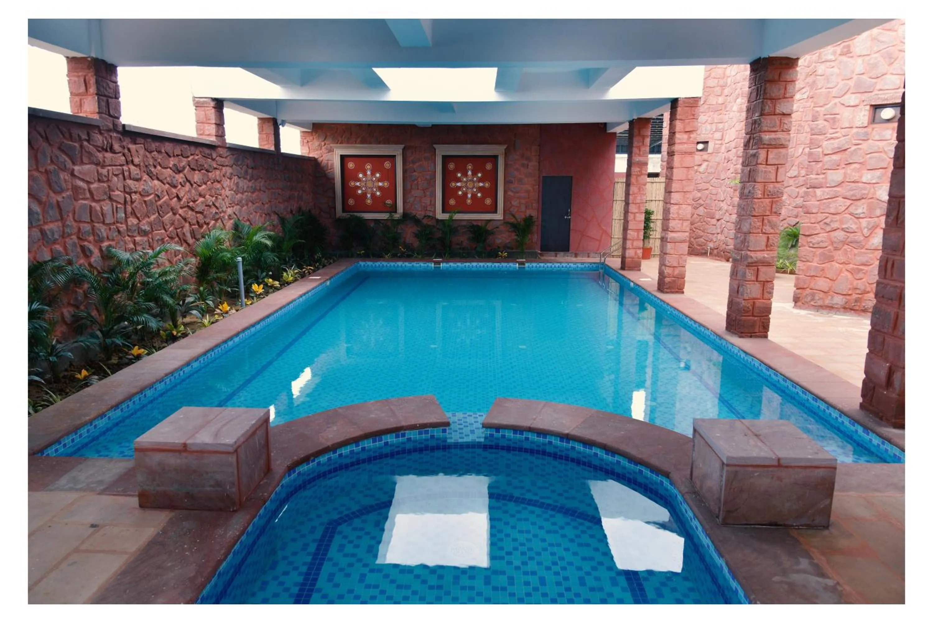 Pool view in Yashvrinda