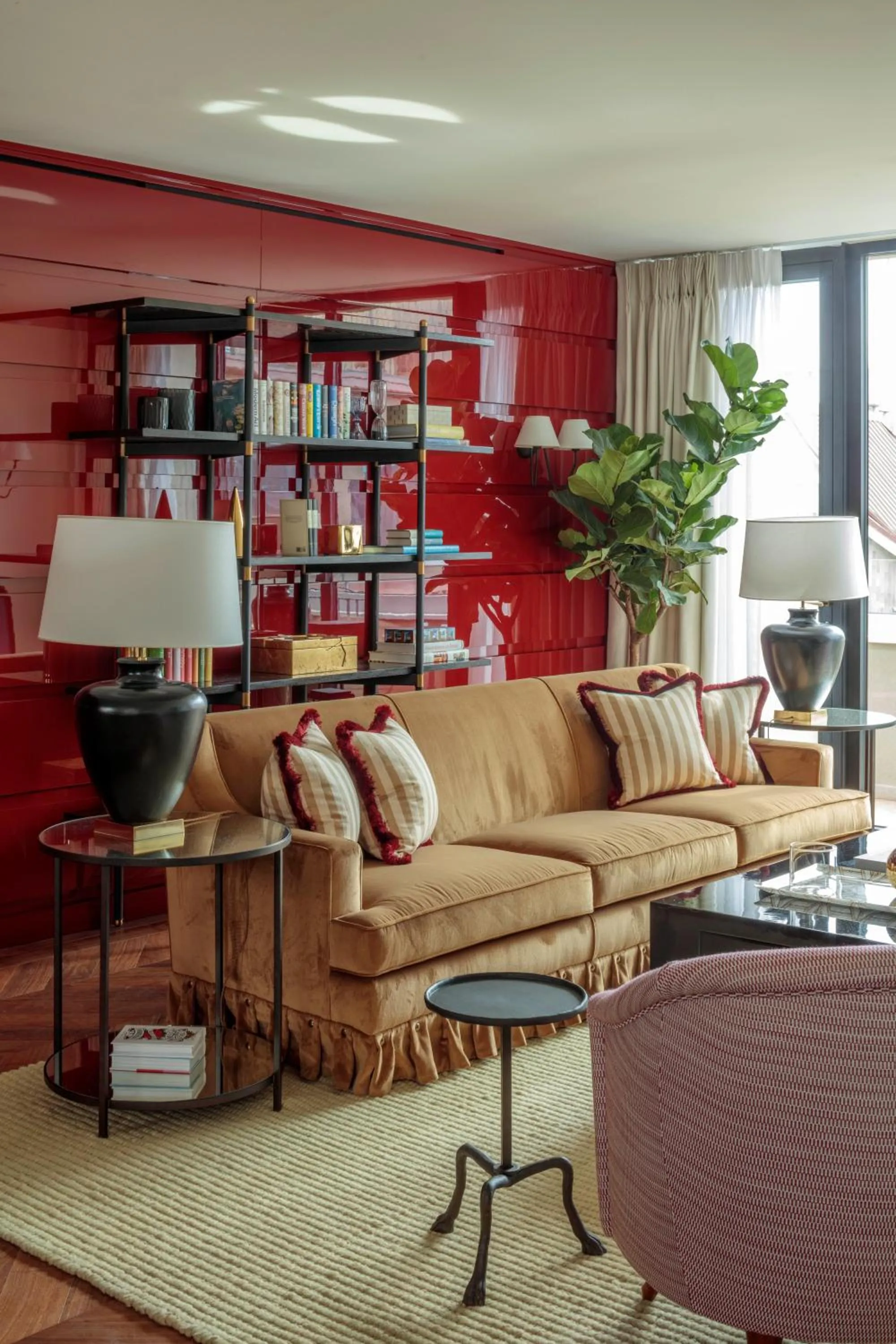 Library in Rocco Forte House Via Manzoni Milan