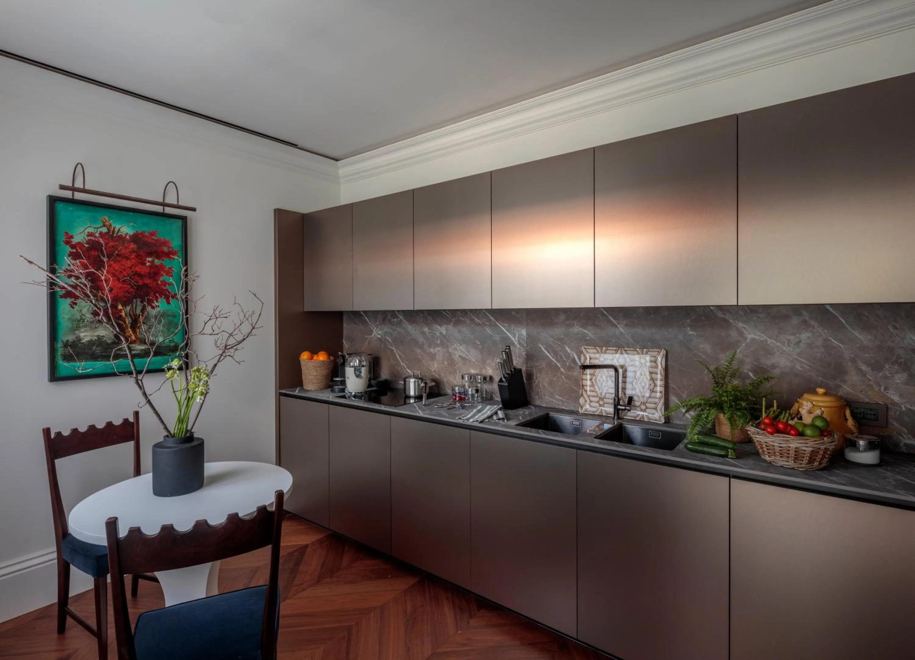 Kitchen or kitchenette in Rocco Forte House Via Manzoni Milan