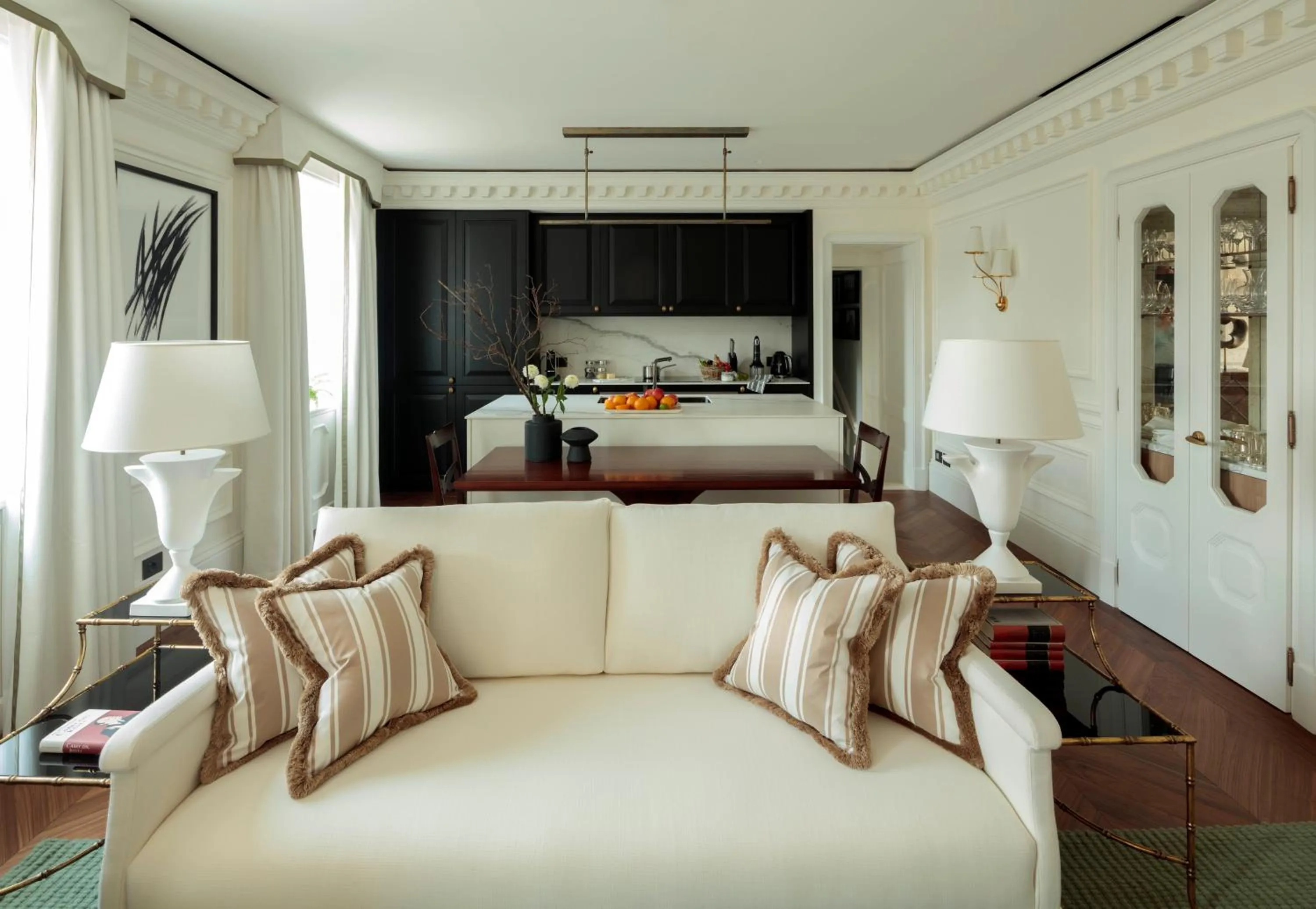 Living room in Rocco Forte House Via Manzoni Milan