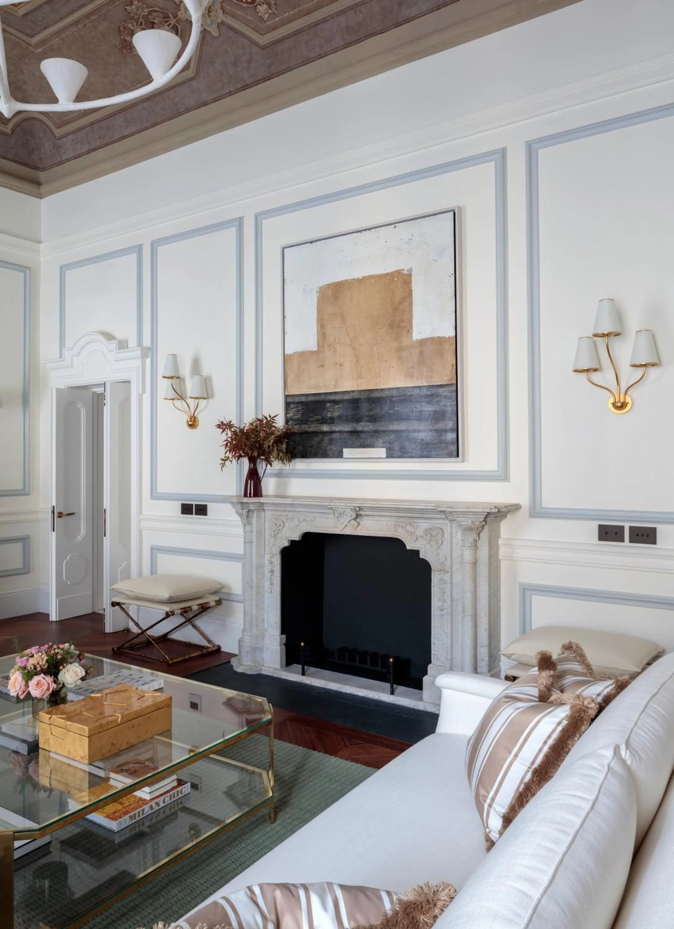 Living room in Rocco Forte House Via Manzoni Milan