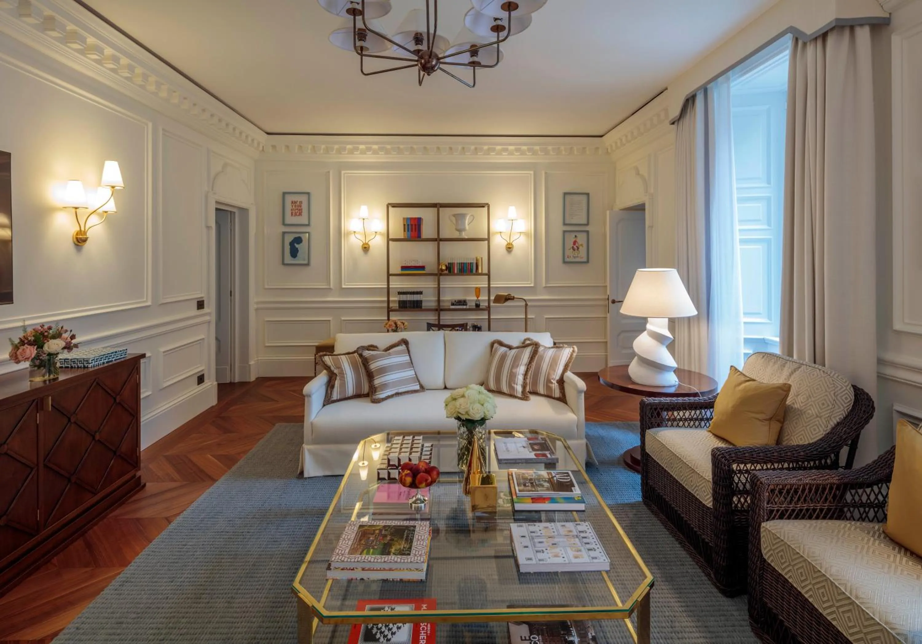 Living room in Rocco Forte House Via Manzoni Milan