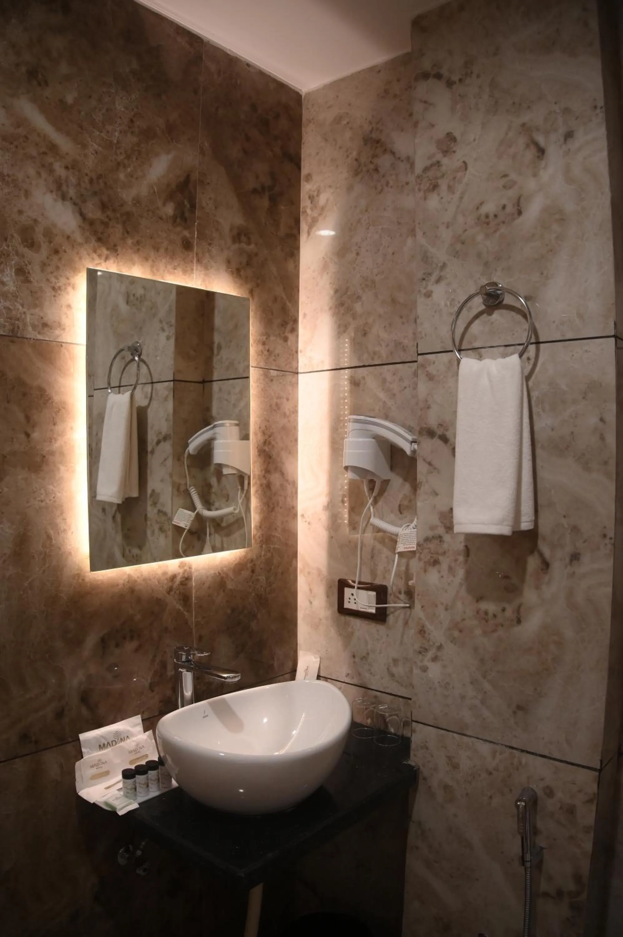 Bathroom in Madina Hotel