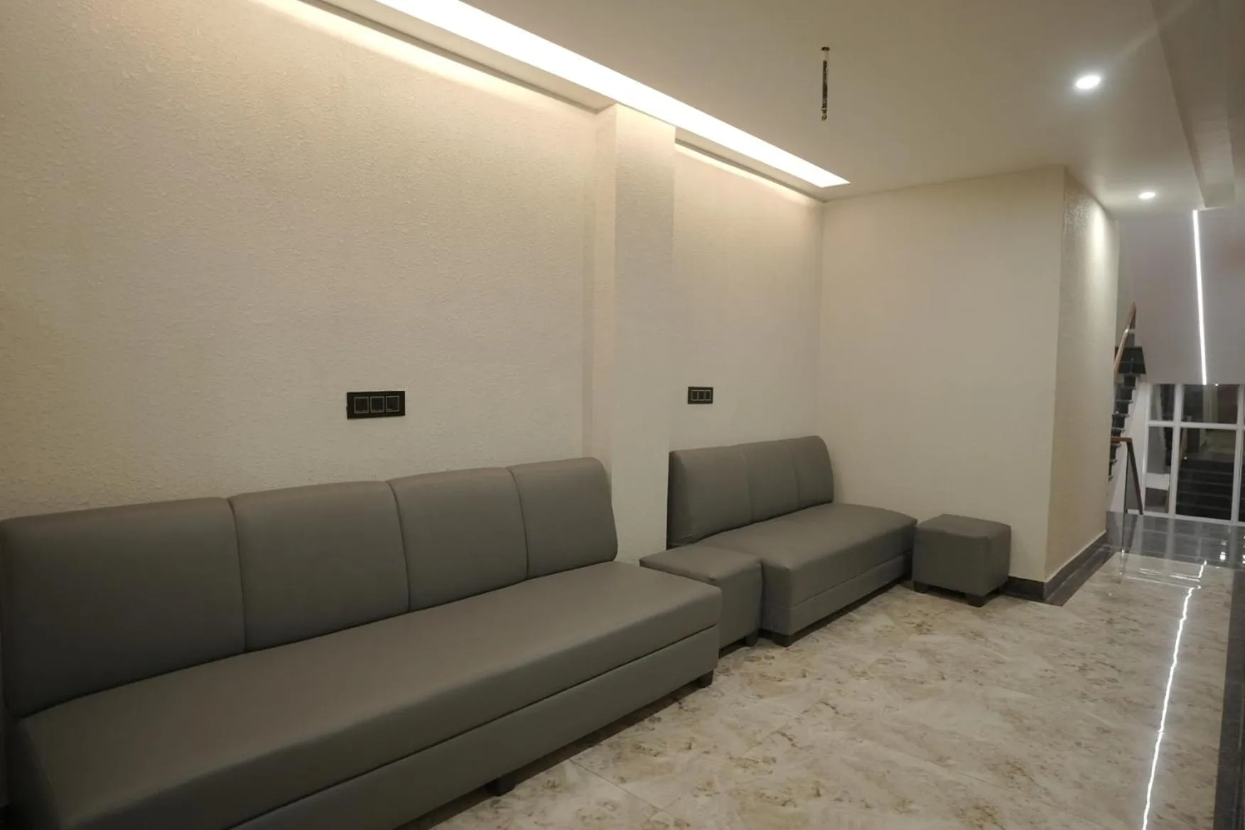 Seating area in Madina Hotel