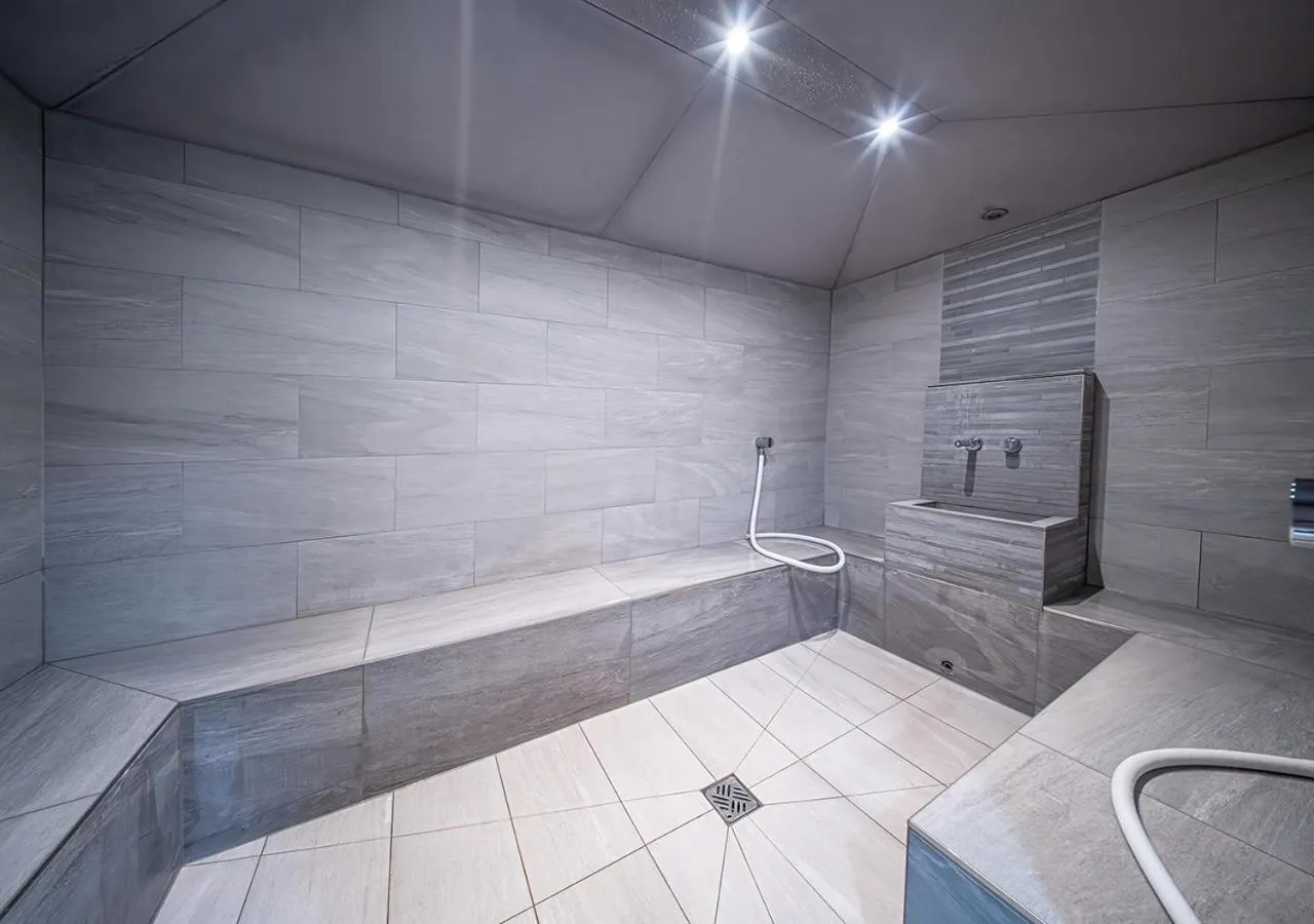 Steam room in Aquatis Hotel