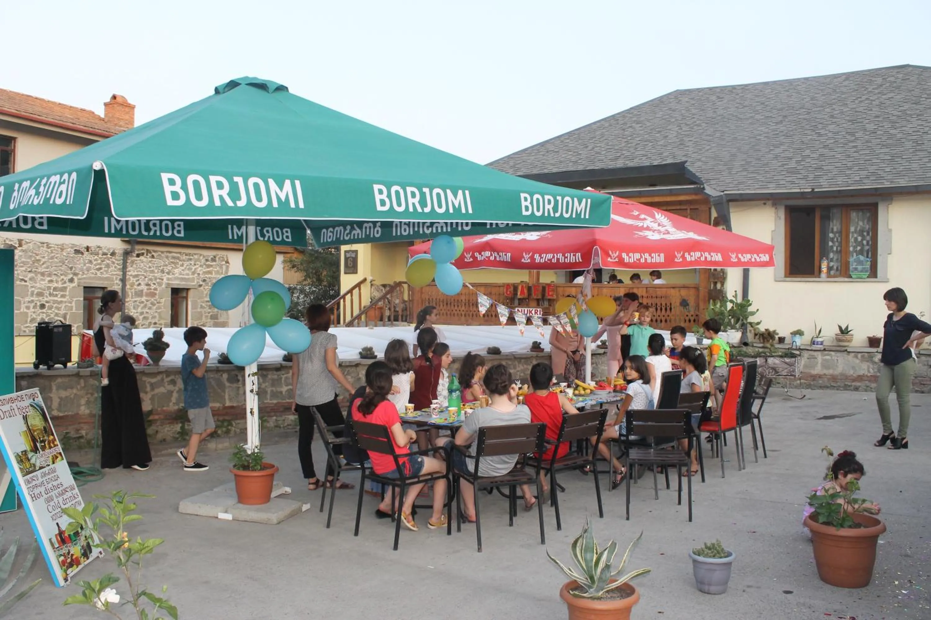 Evening entertainment in Old Rabati