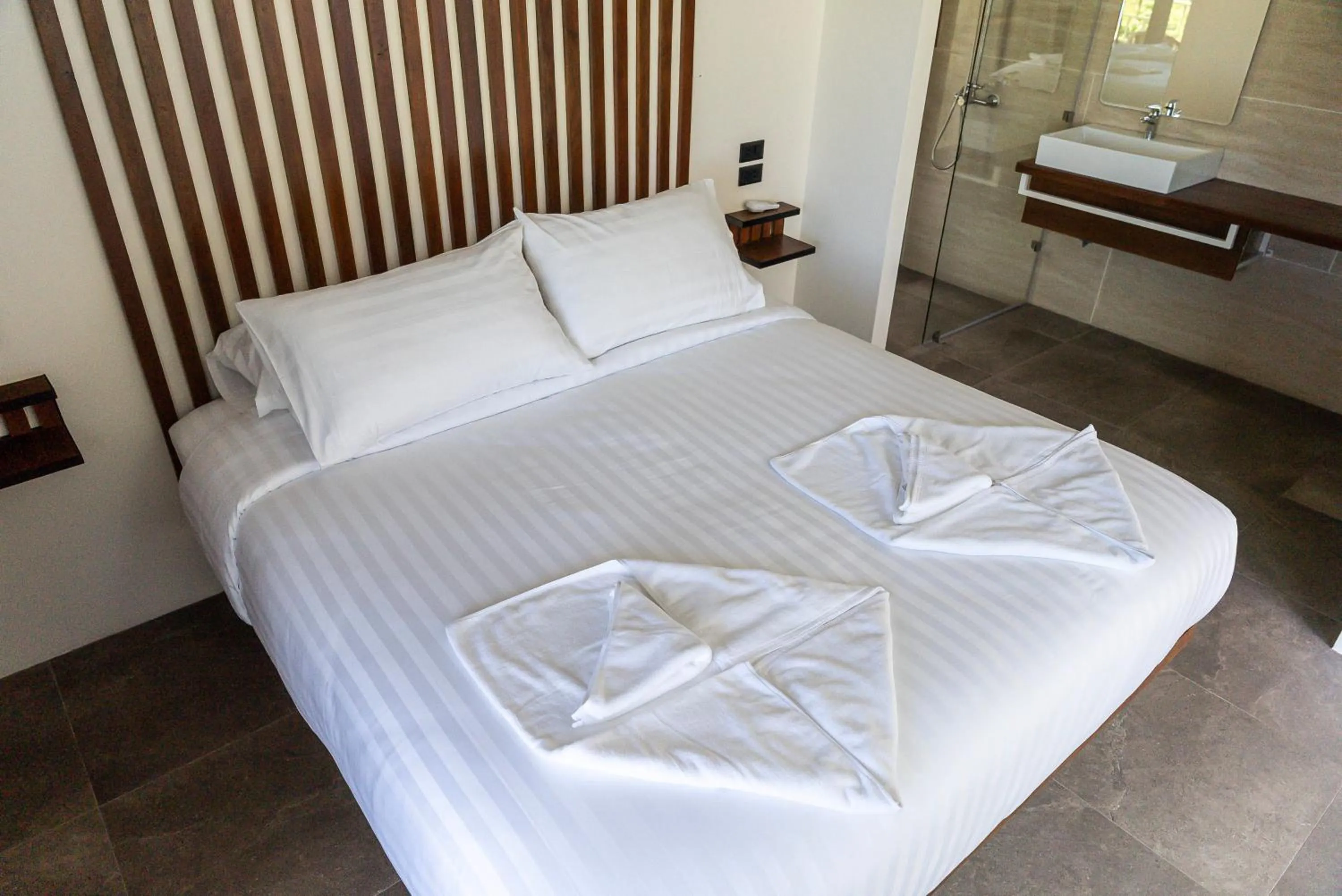 Bed in Mae Ya Resort