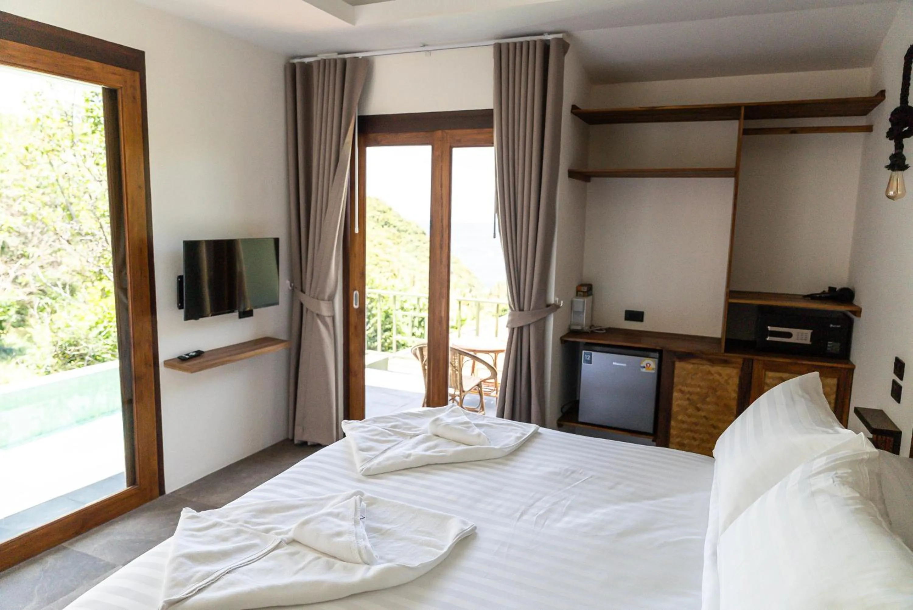 Bed in Mae Ya Resort