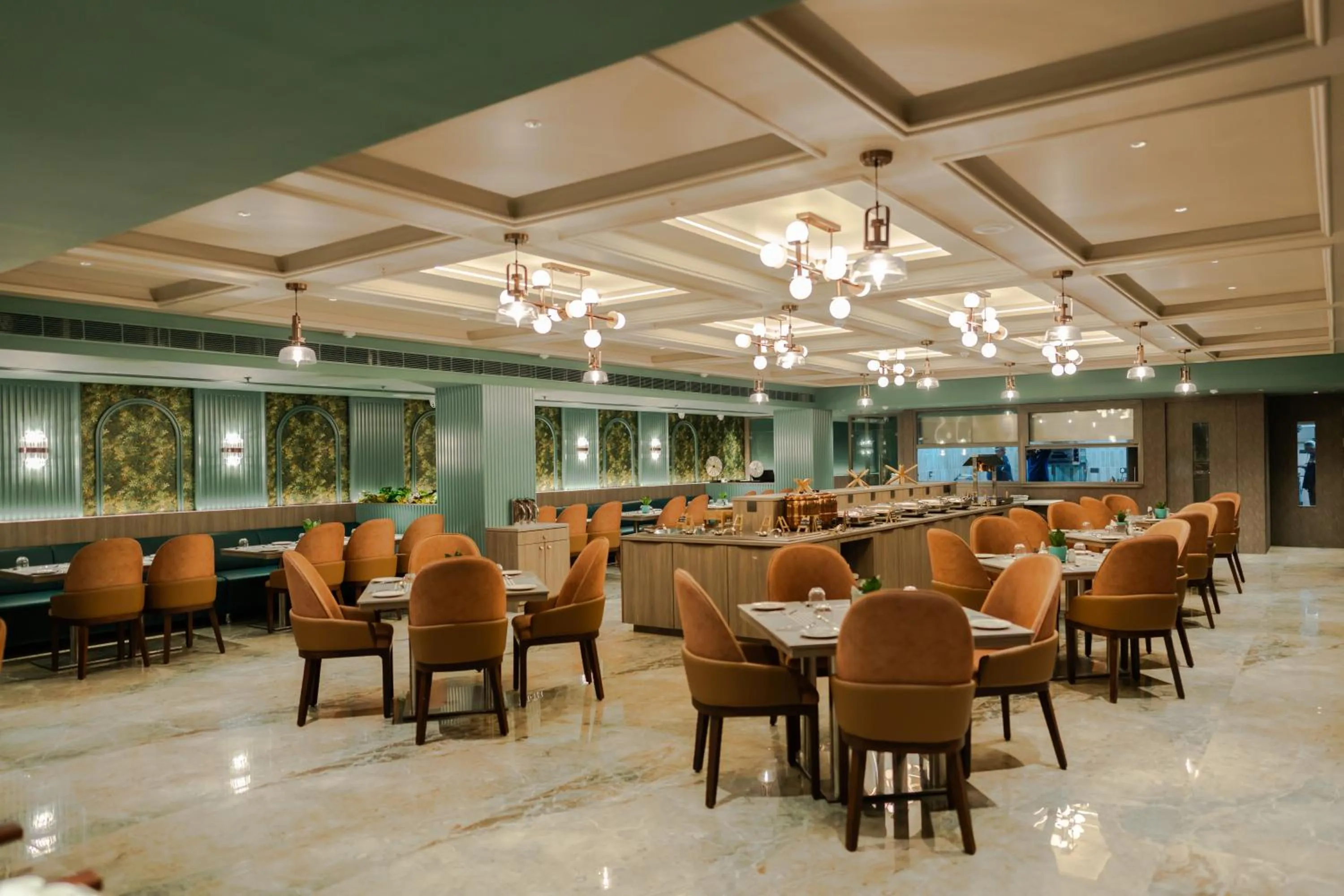 Restaurant/places to eat in The Fern Residency, Porbandar