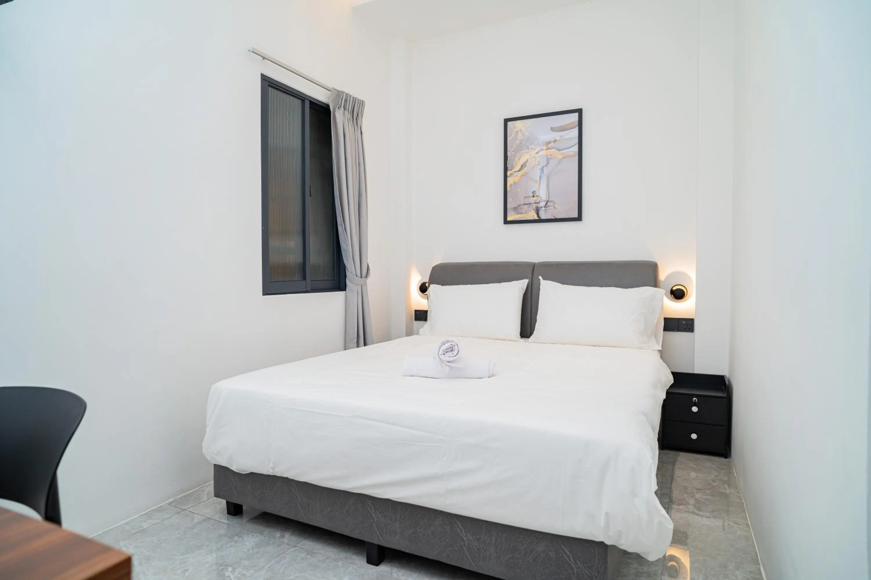 Bed in Jovial Industrial Stylish Lodge ````Bukit Mertajam