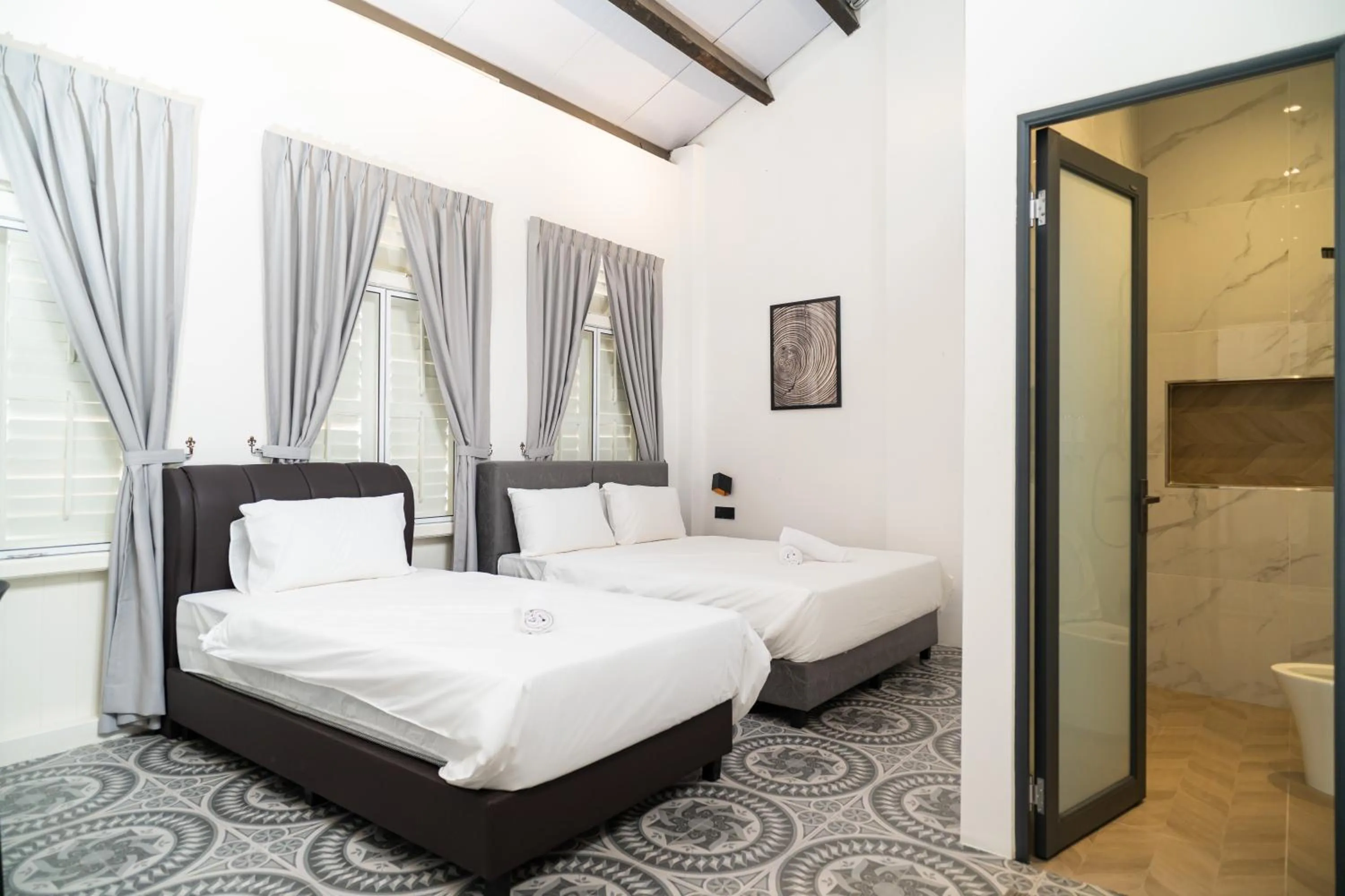 Bed in Jovial Industrial Stylish Lodge ````Bukit Mertajam