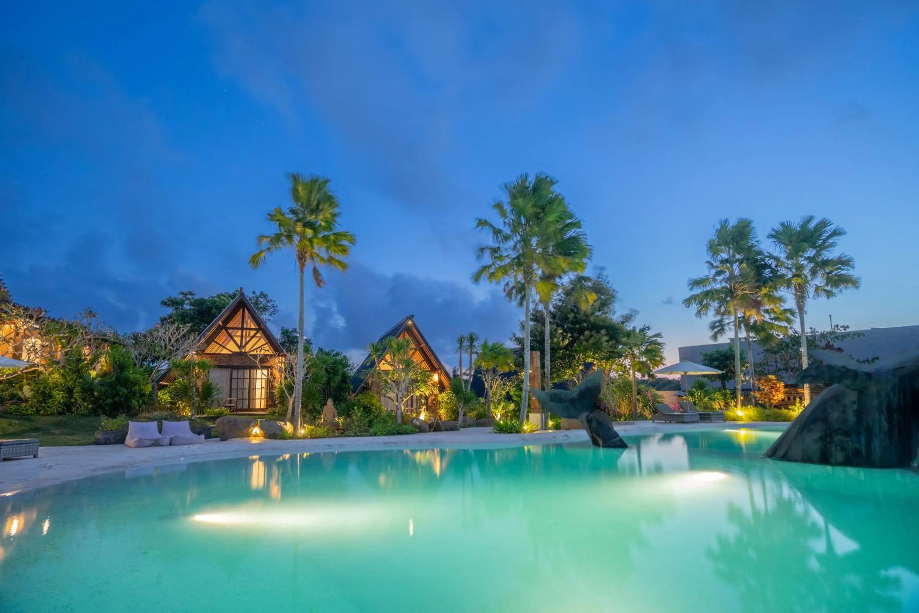 Night in Cemara Hills Uluwatu, The Reserve - Cottages & Villas