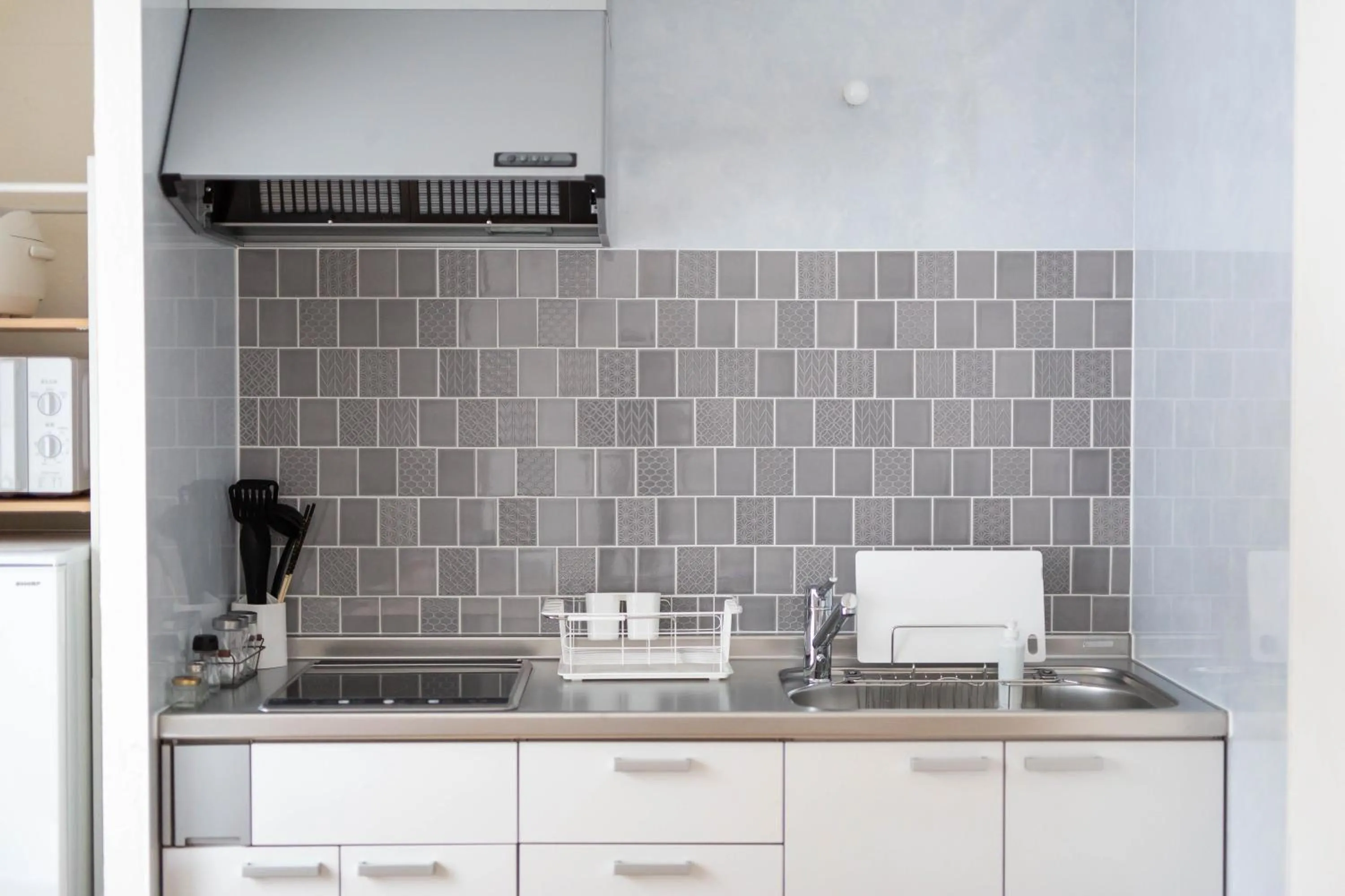 Kitchen or kitchenette in The Apartment Hotels YAMA