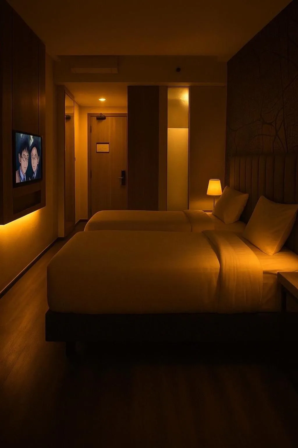 Bed in QNZ Hotel Jakarta