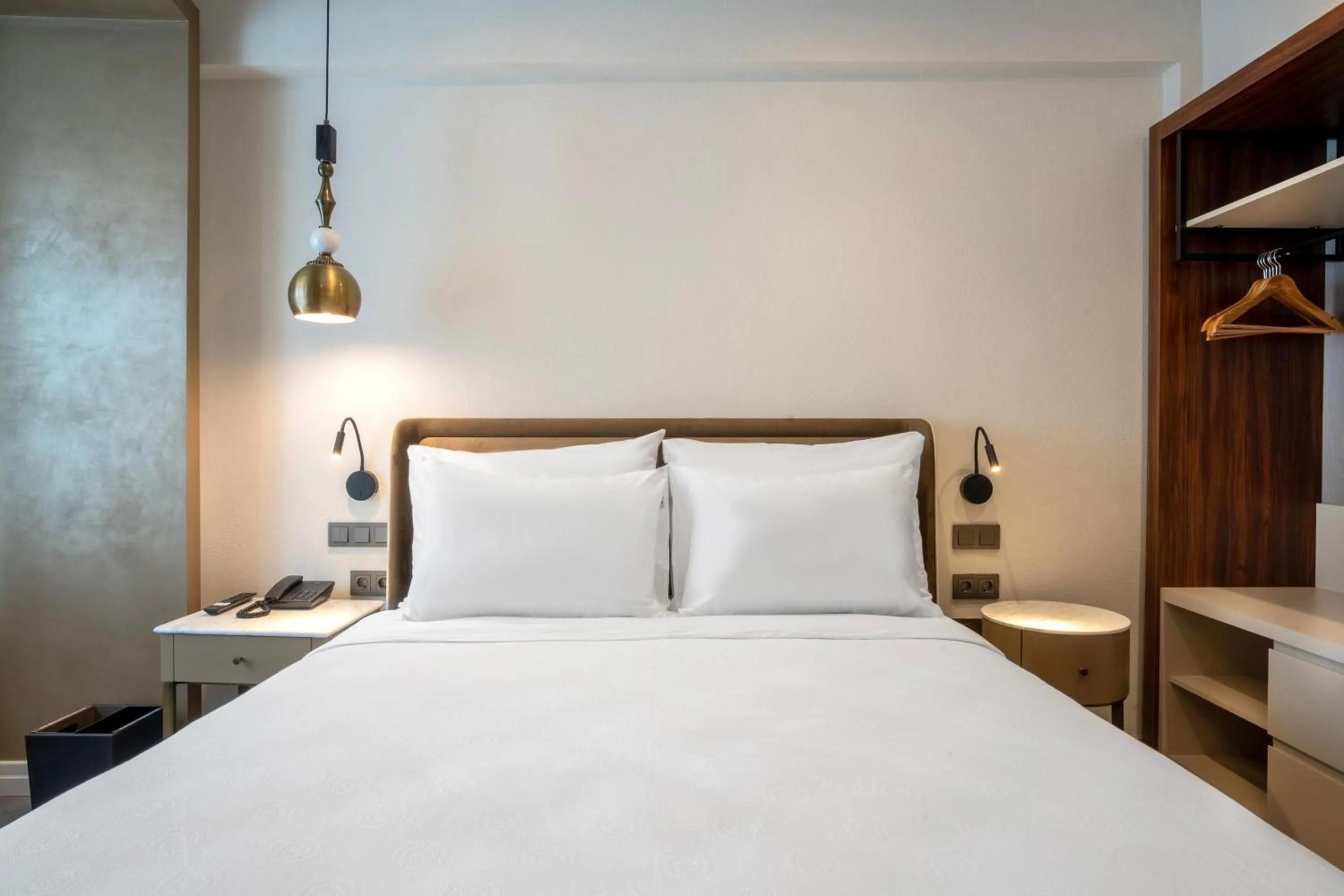 Bed in Smart and Simple Hotel Karakoy