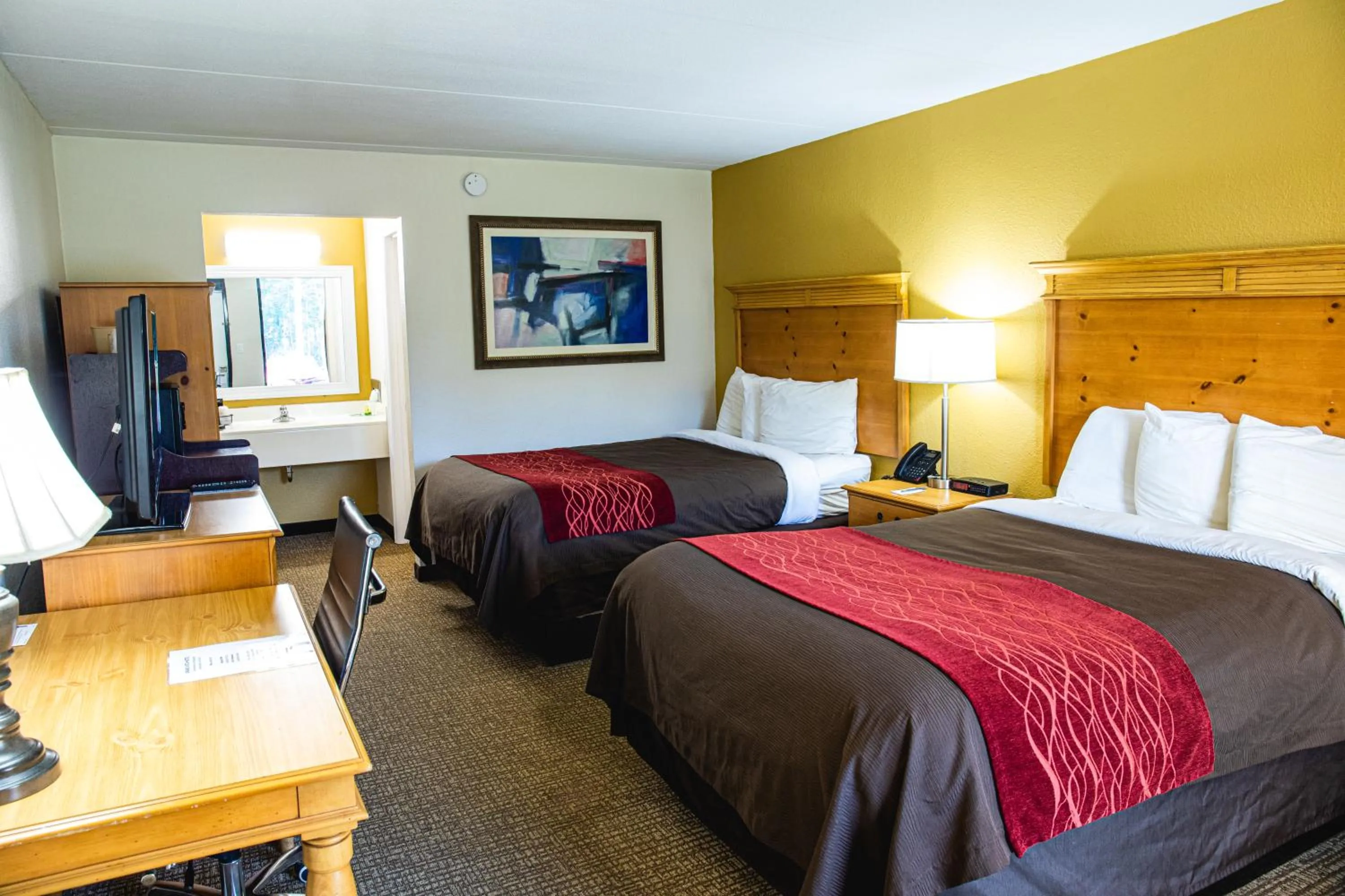 Bed in Grand Vista Hotel