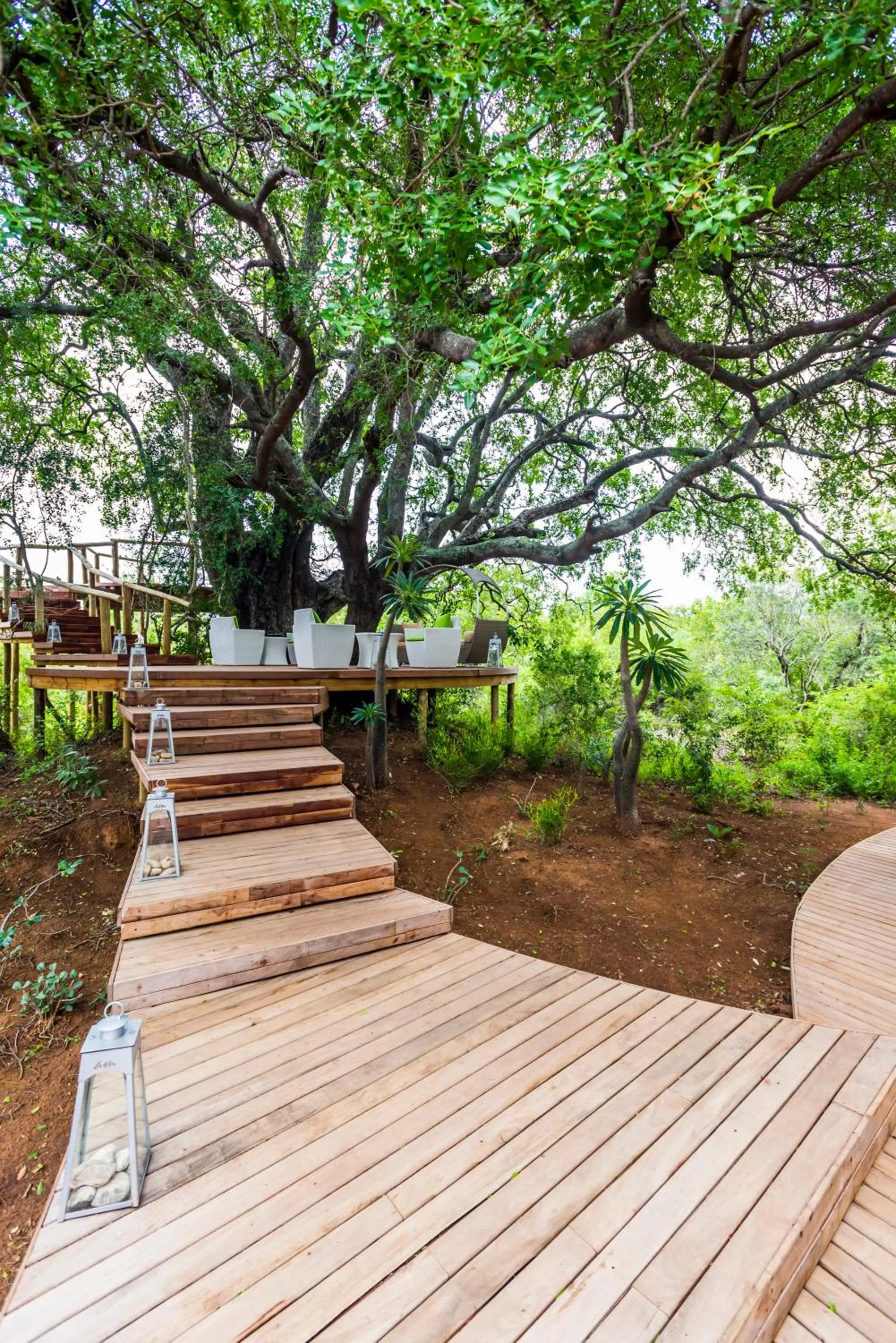 Patio in AM Lodge - Hoedspruit