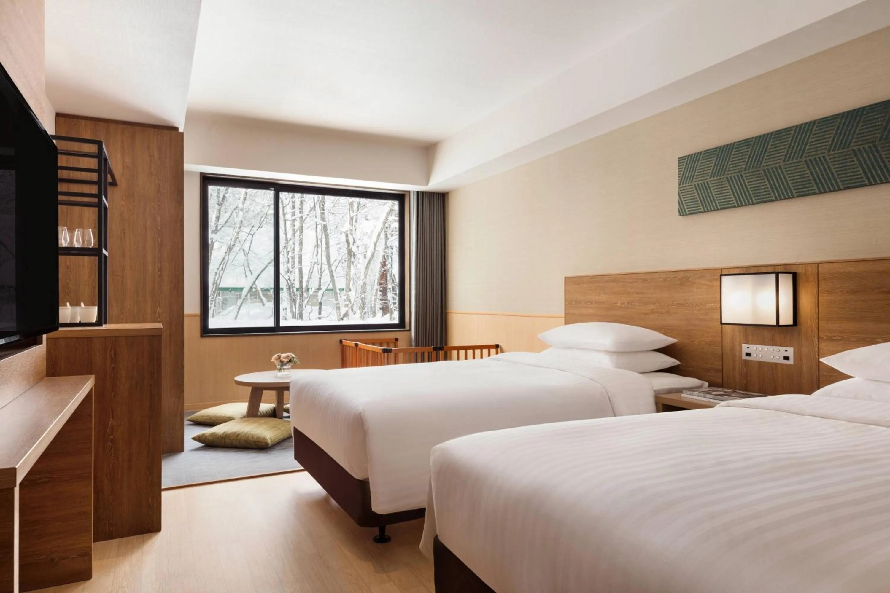 Photo of the whole room, Bed in Courtyard by Marriott Hakuba