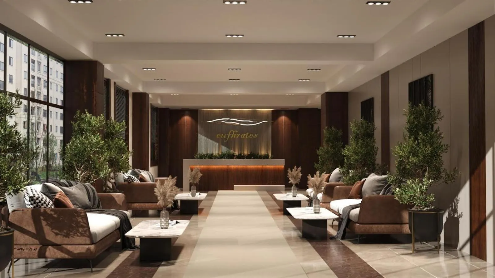 Living room in Euphrates Hotel Bursa