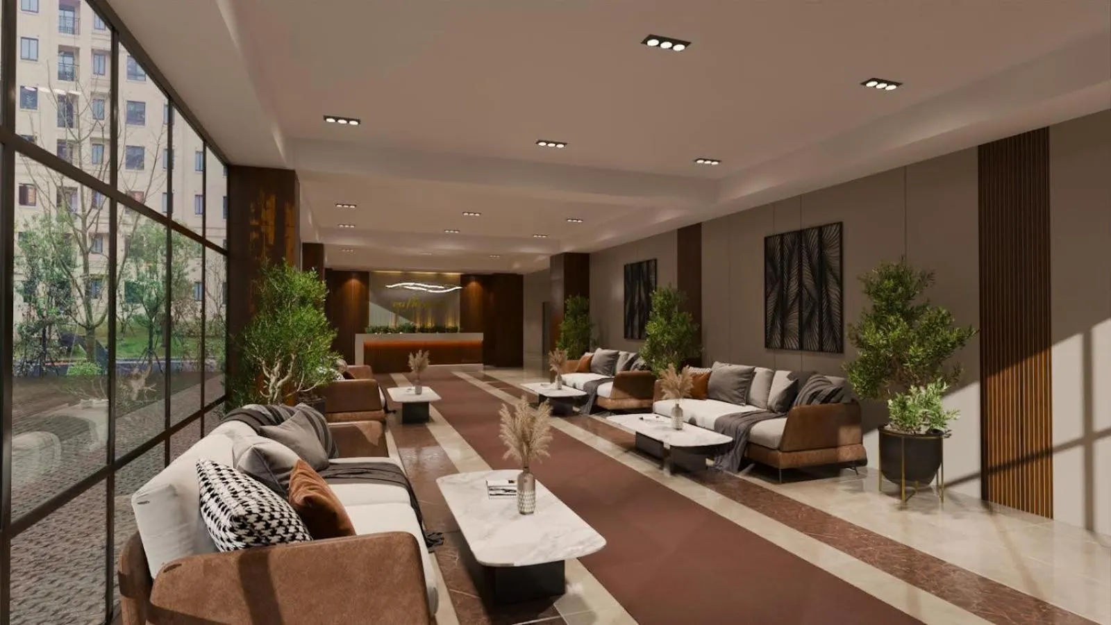 Living room in Euphrates Hotel Bursa