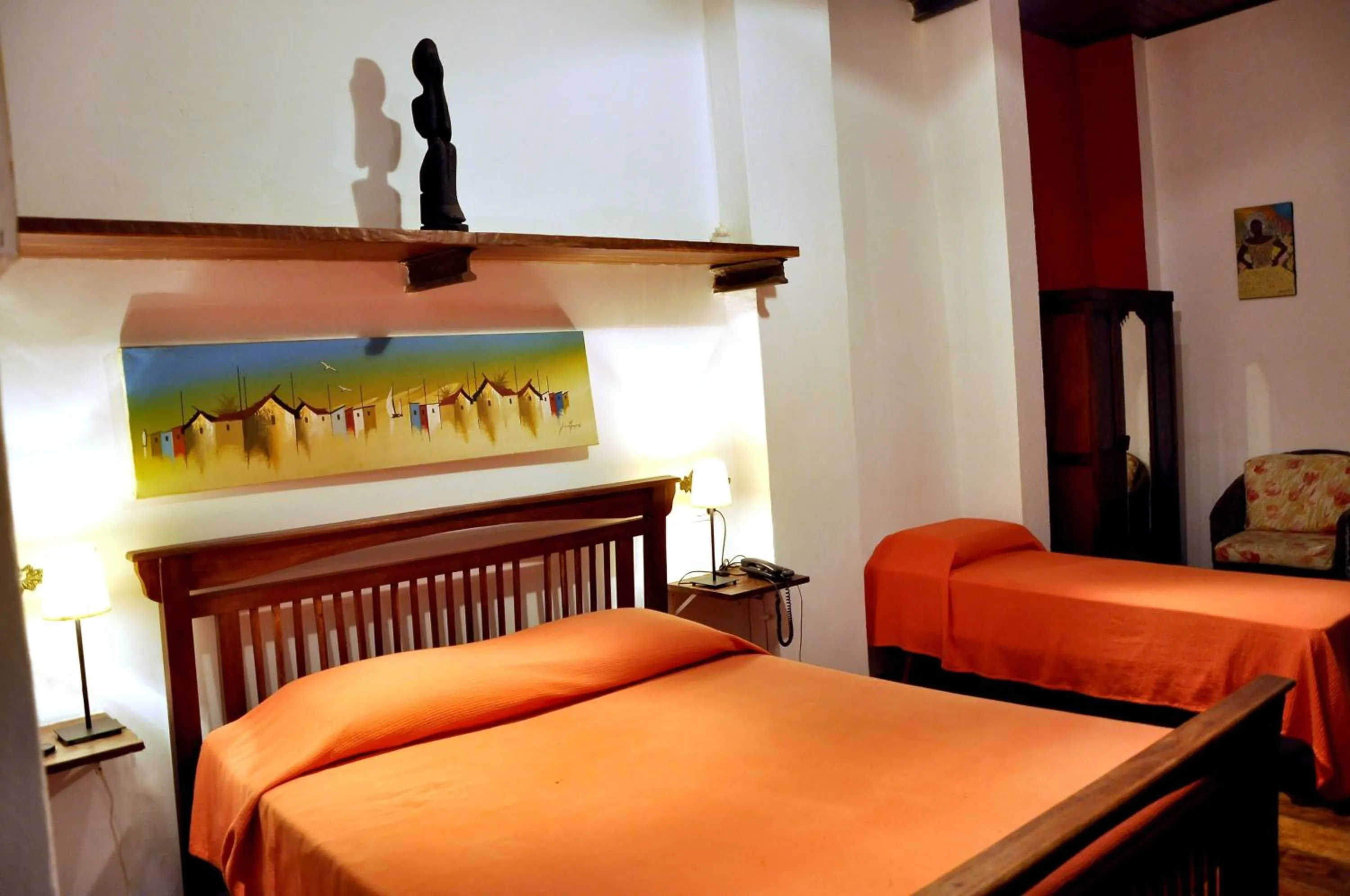 Bed in Studio do Carmo Galeria de Artes e Pousada