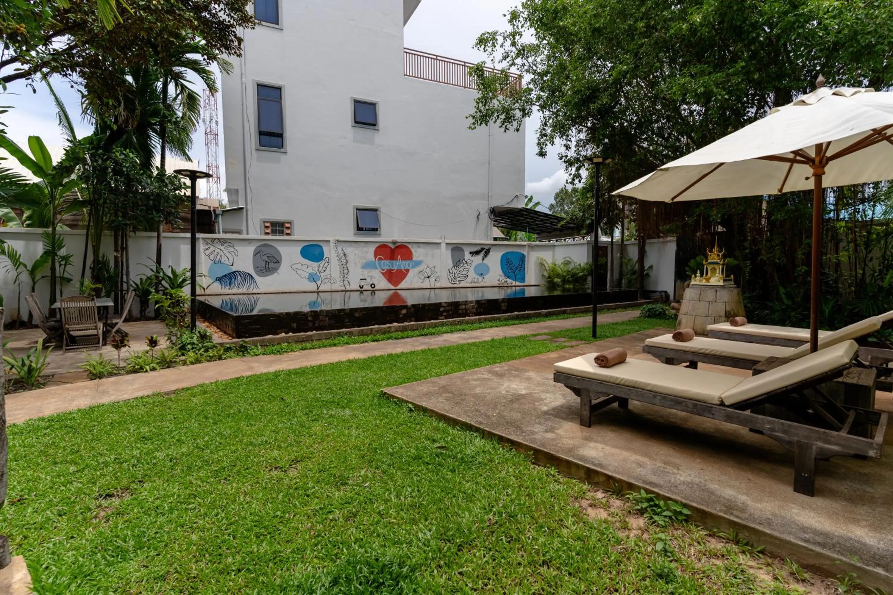 Garden in Villa Isann