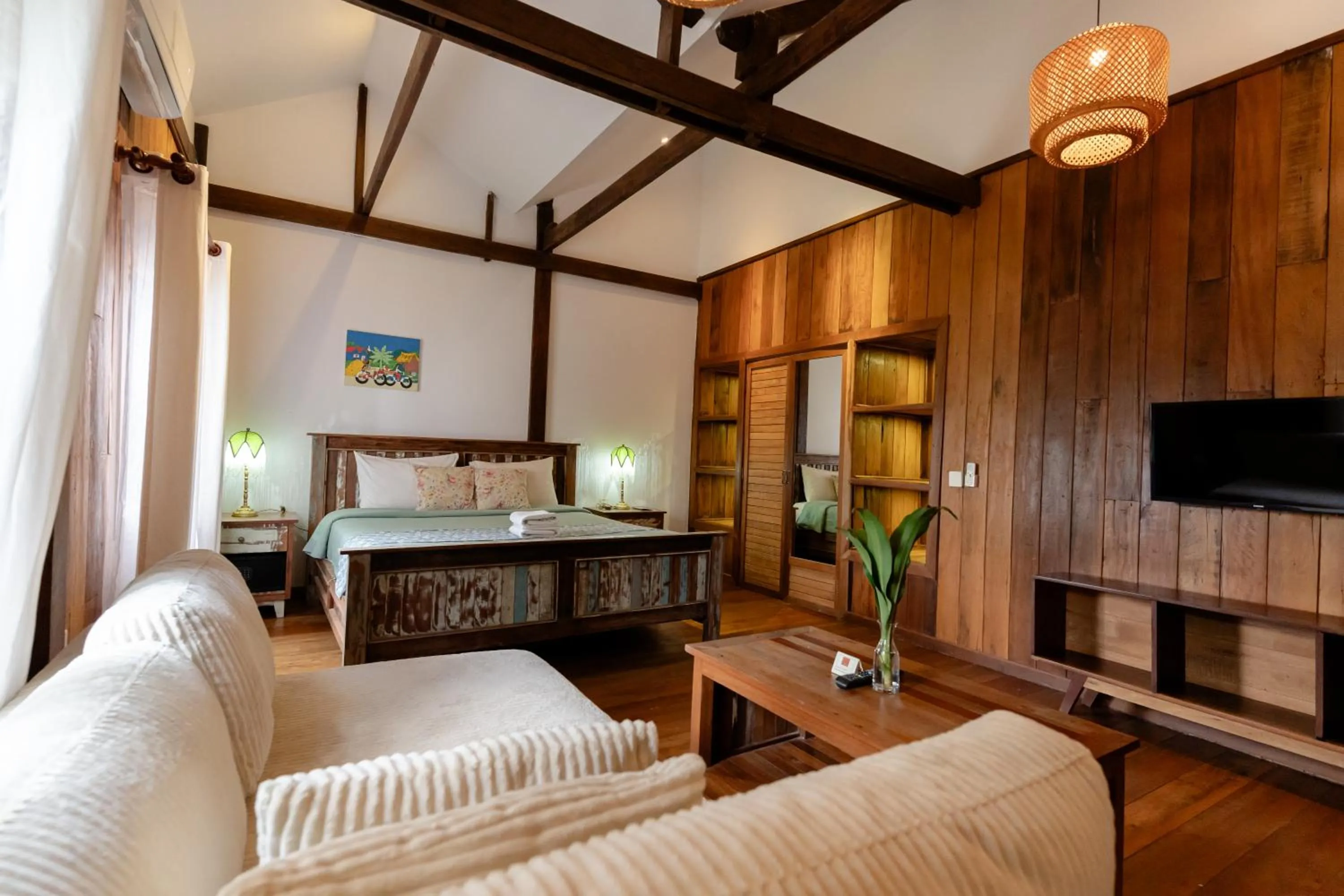 Seating area in Villa Isann