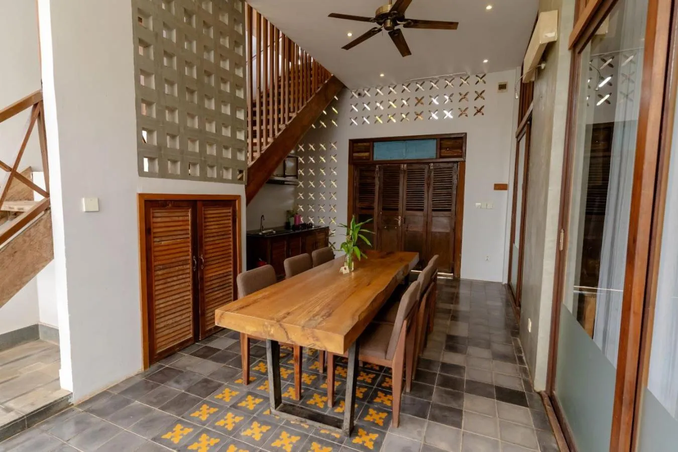 Kitchen or kitchenette in Villa Isann