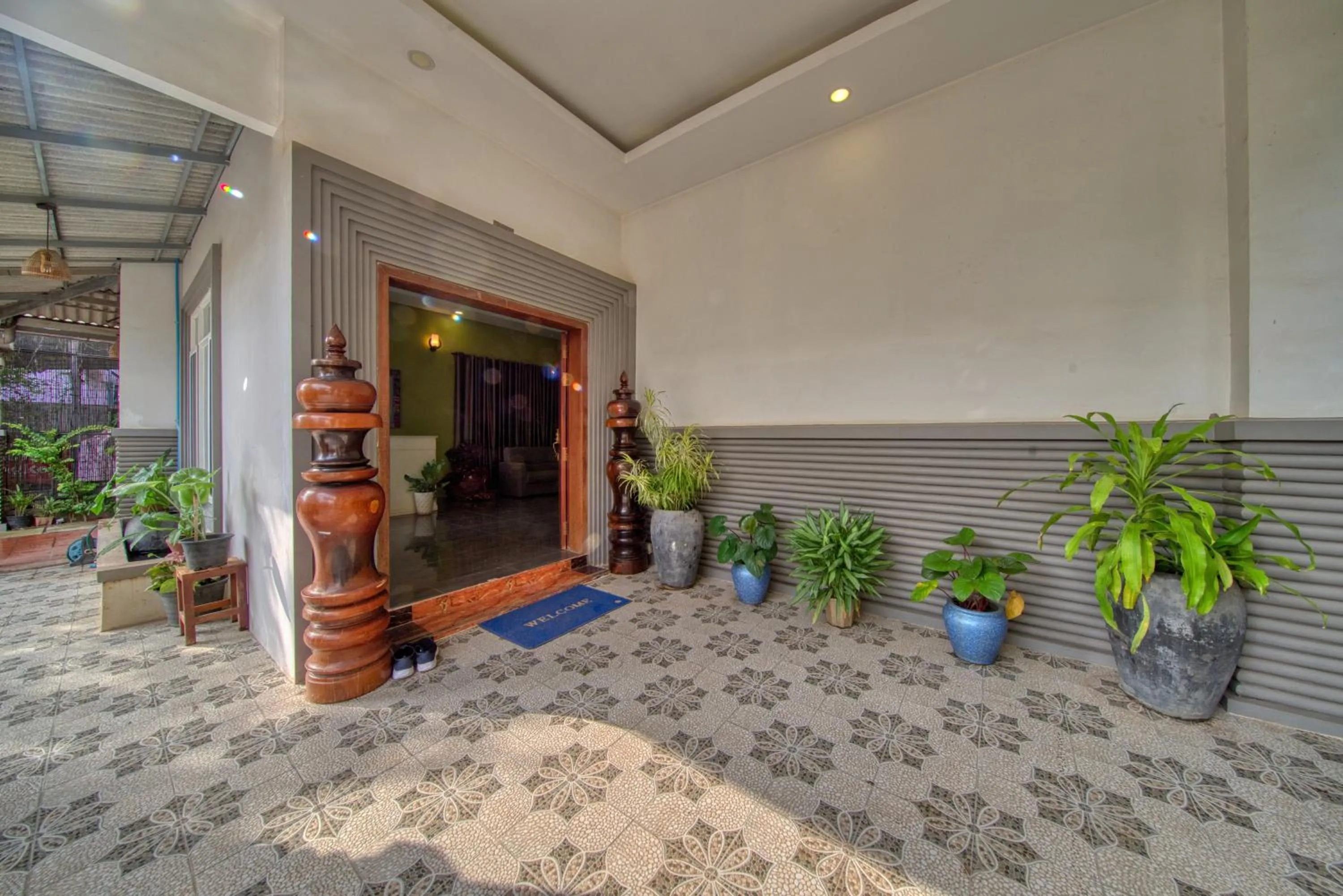 Garden in Kalinga Art Home Guest House