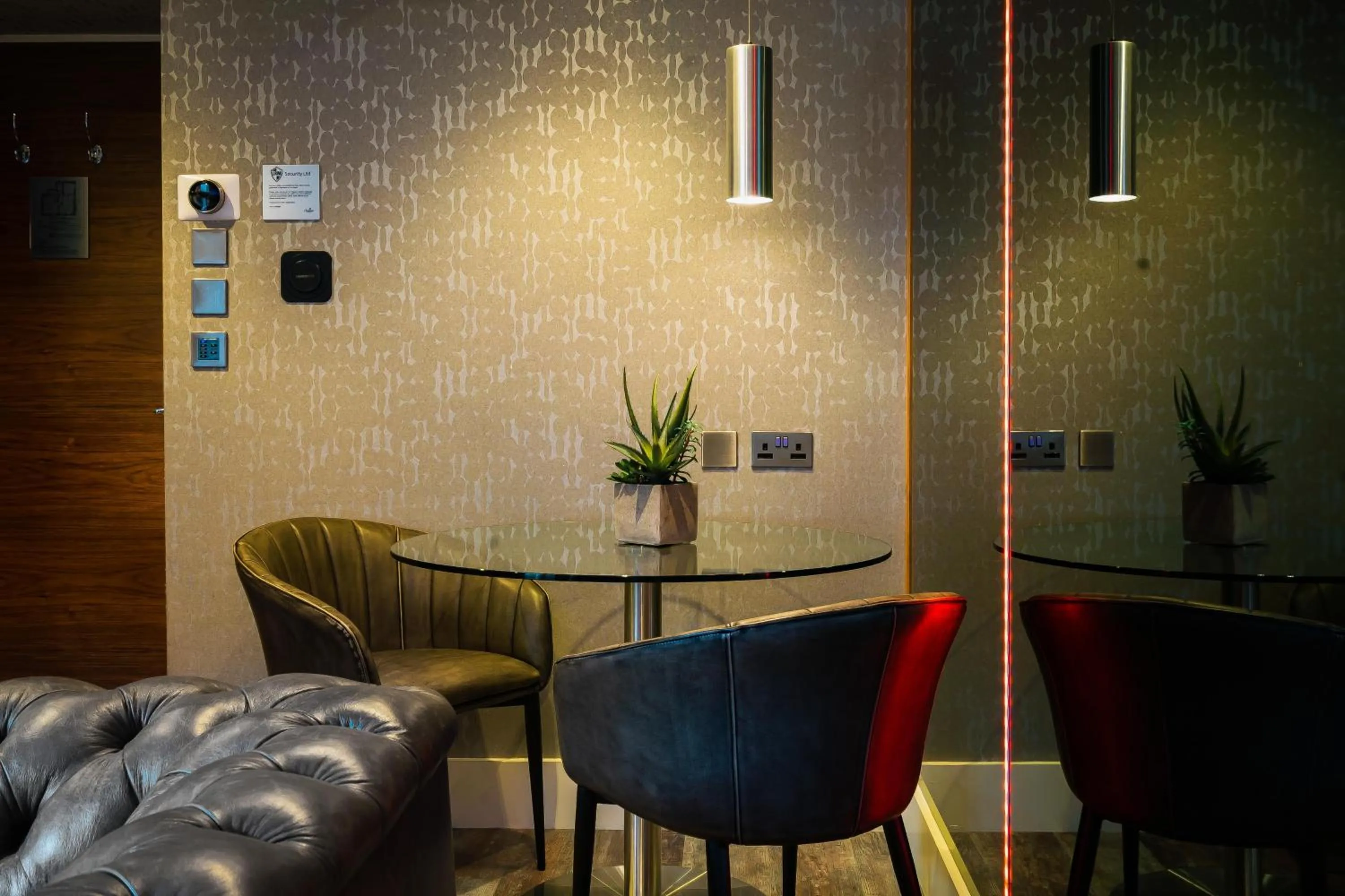 Seating area in Church Suites by The Cranleigh Boutique