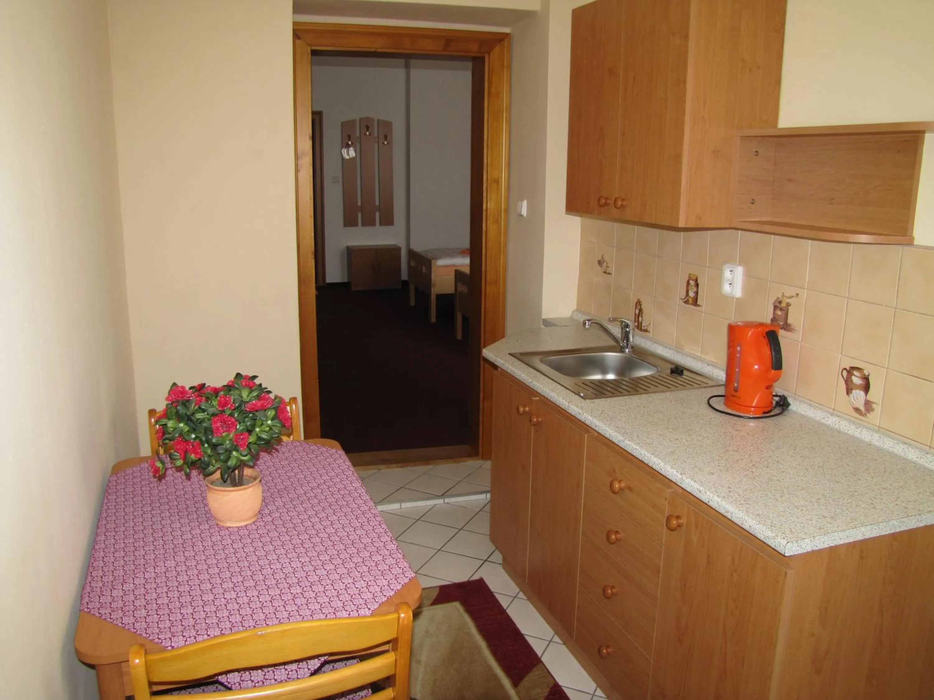 Kitchen or kitchenette in Penzion Aldo