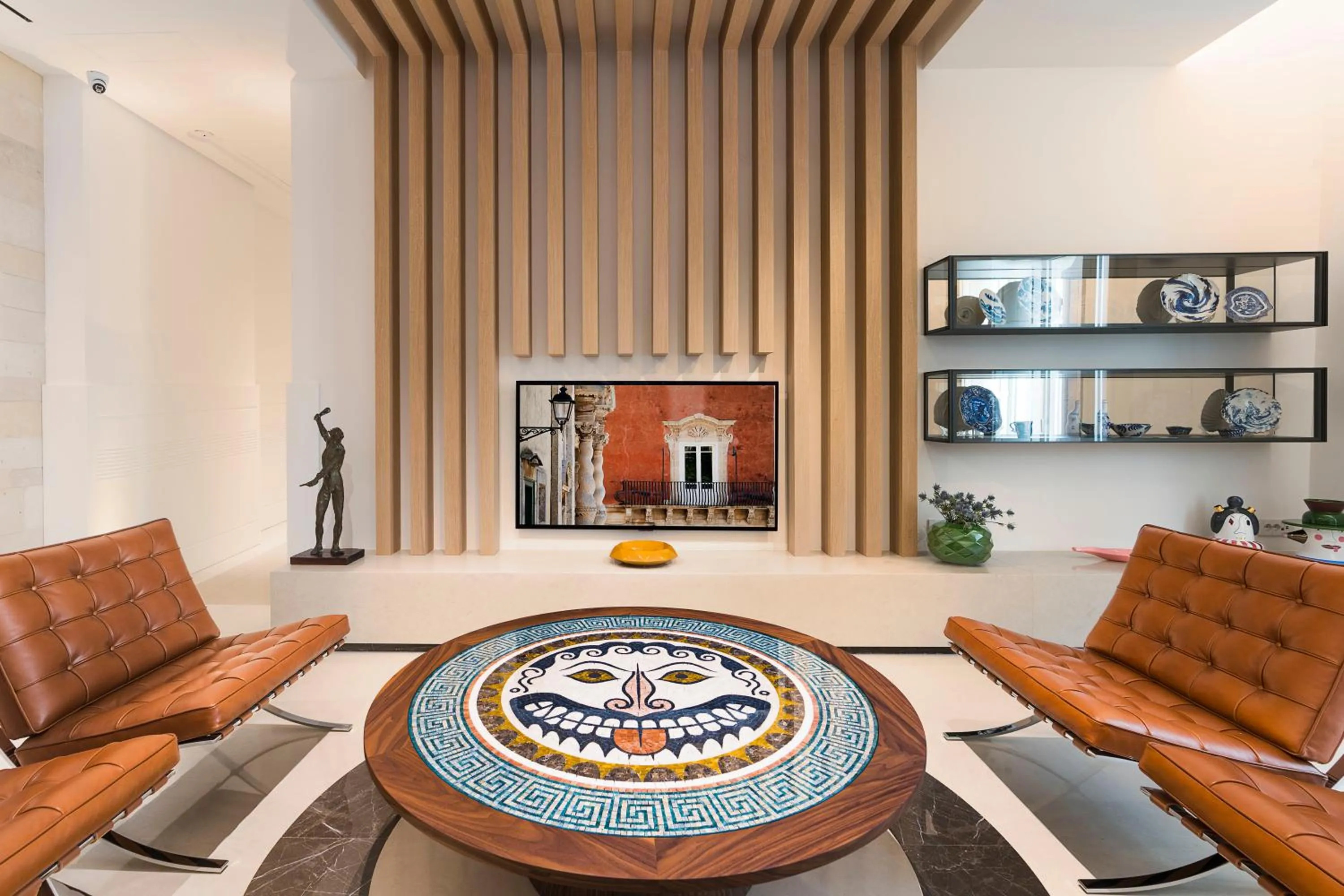 Communal lounge/ TV room in Maniace Boutique Hotel Ortigia - UNA Esperienze