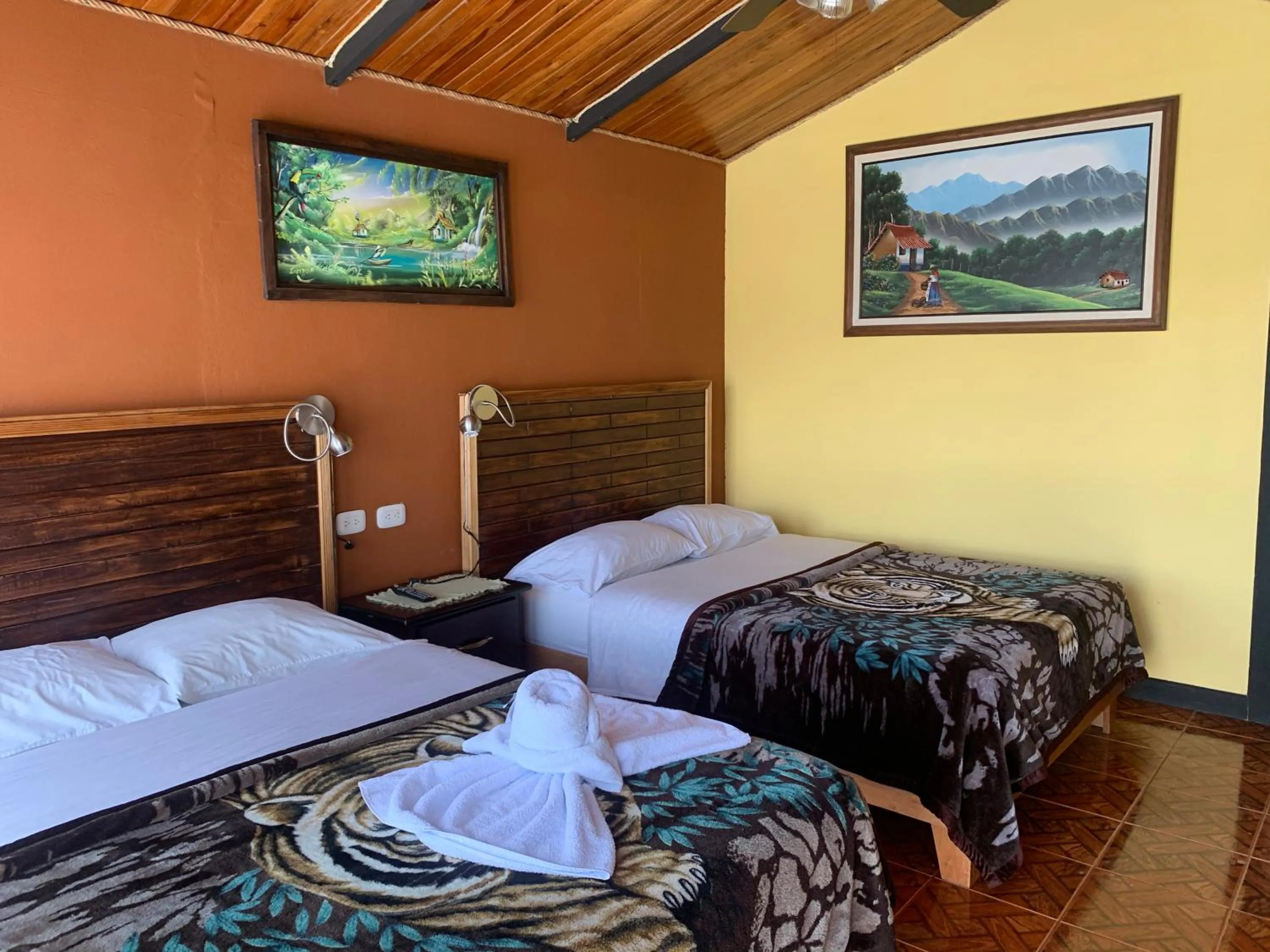 Bed in Cabinas Vista Al Golfo