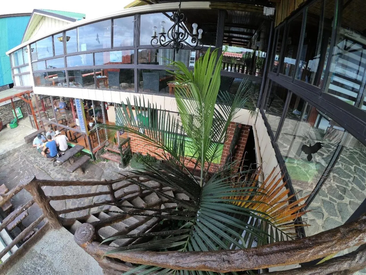 Patio in Cabinas Vista Al Golfo