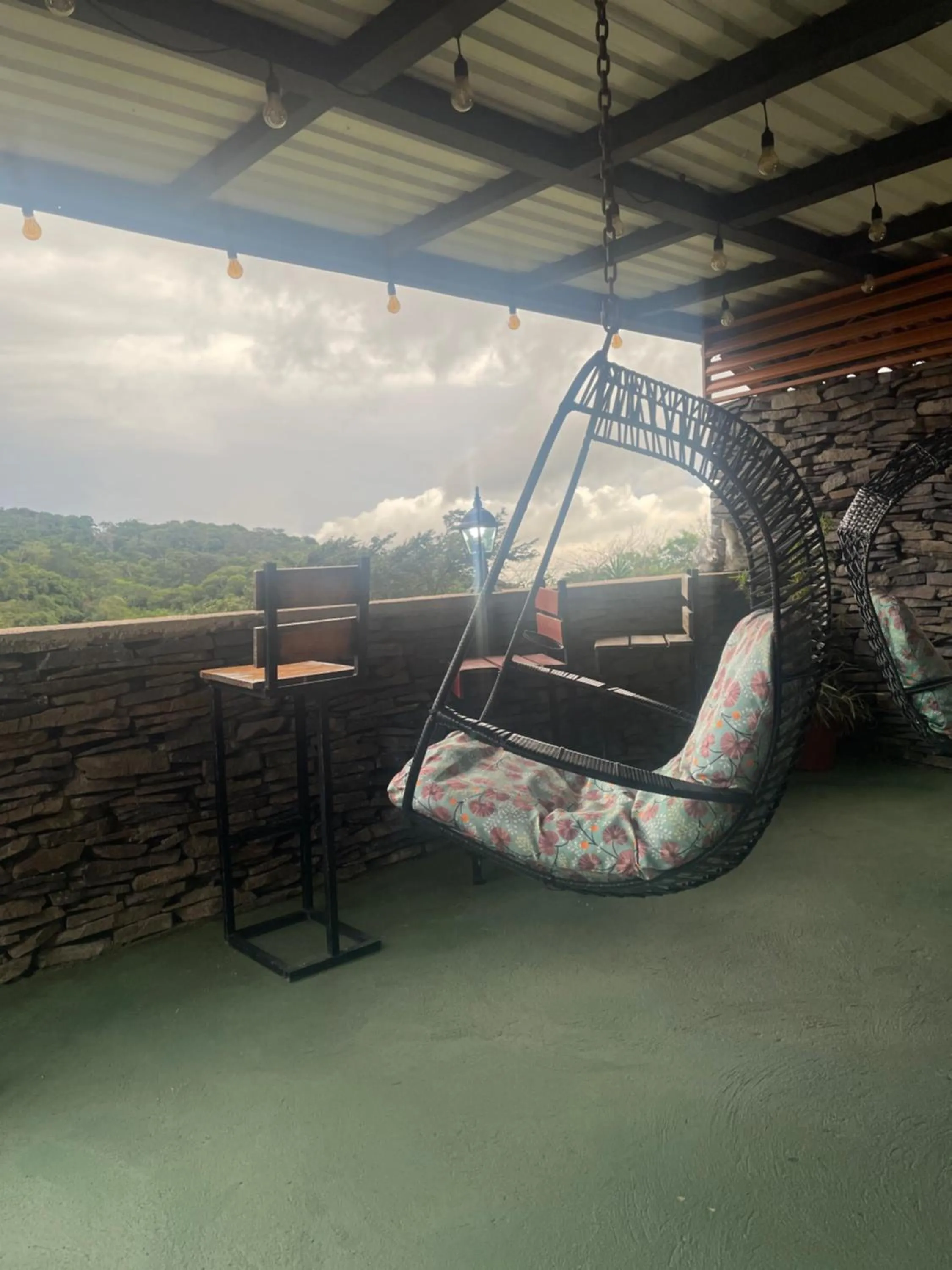 Patio in Cabinas Vista Al Golfo