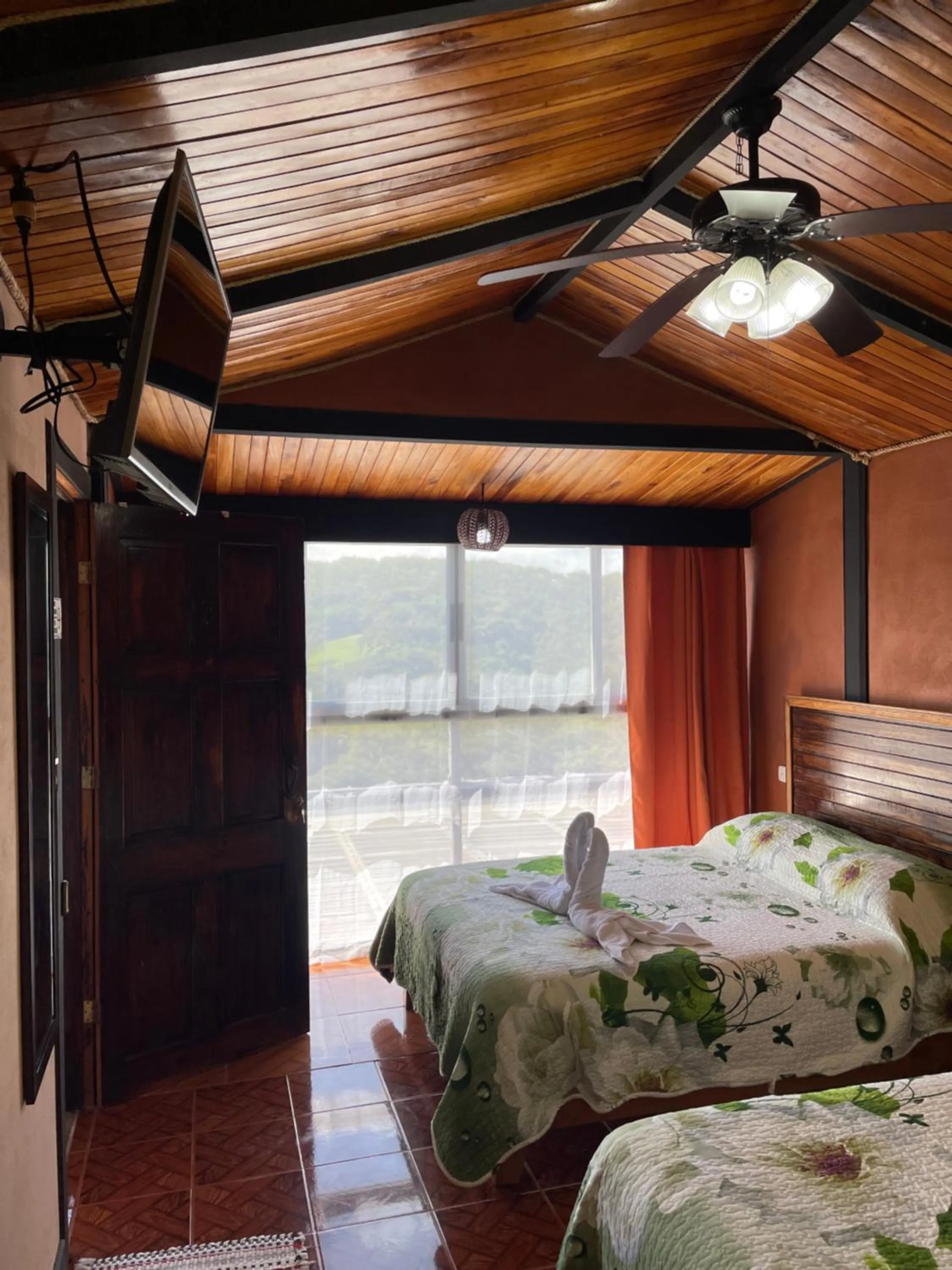 Bed in Cabinas Vista Al Golfo