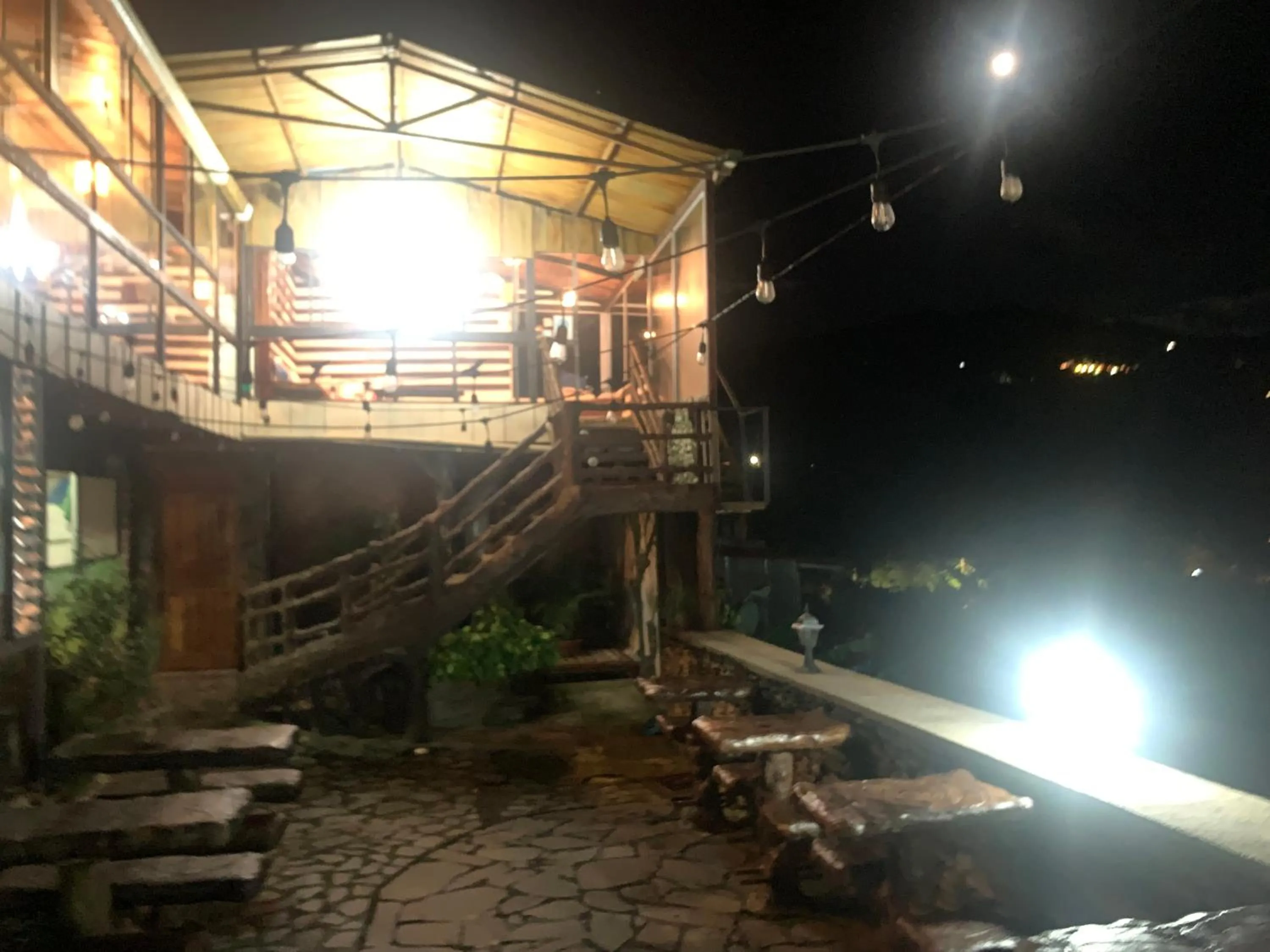 Patio in Cabinas Vista Al Golfo