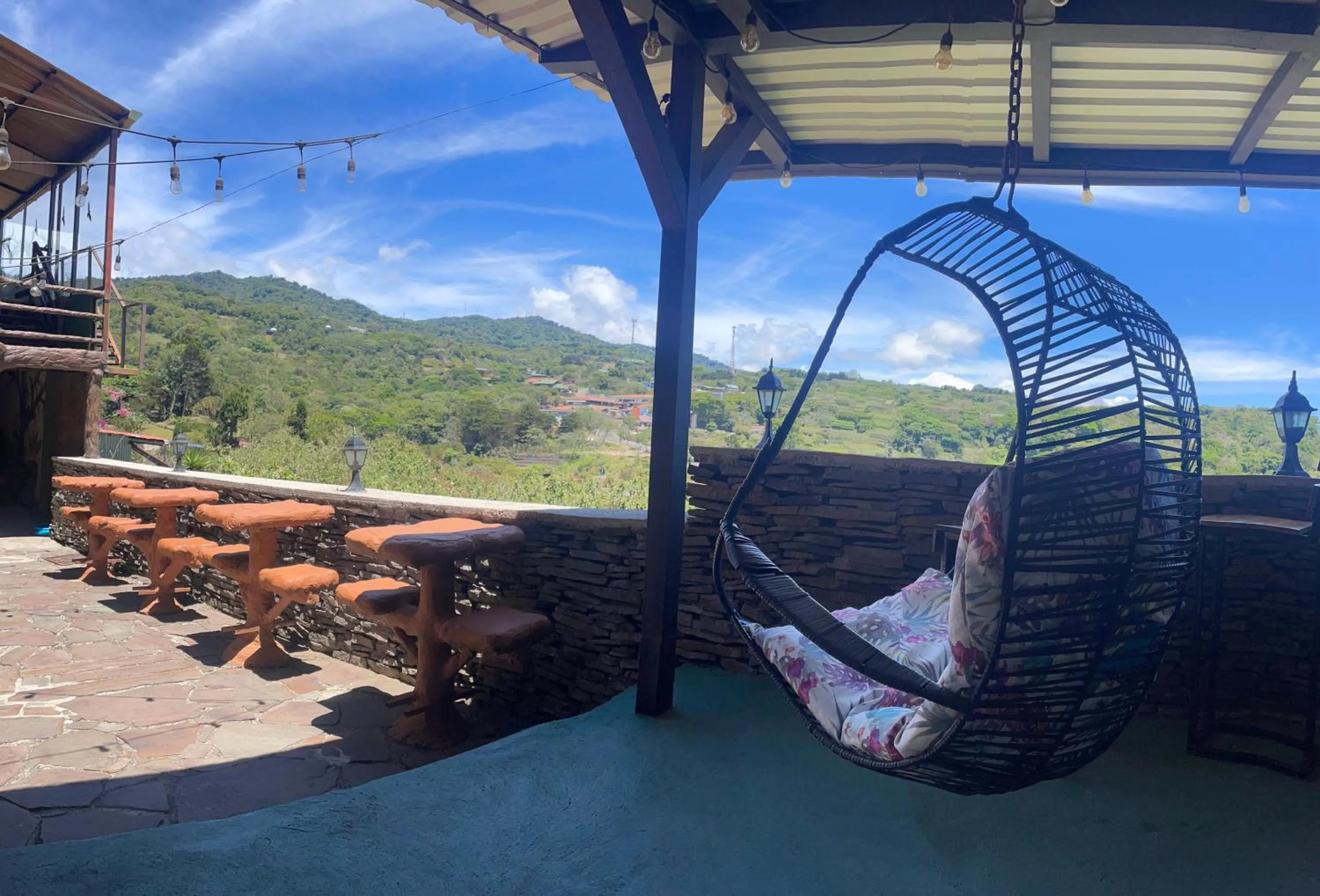 Patio in Cabinas Vista Al Golfo