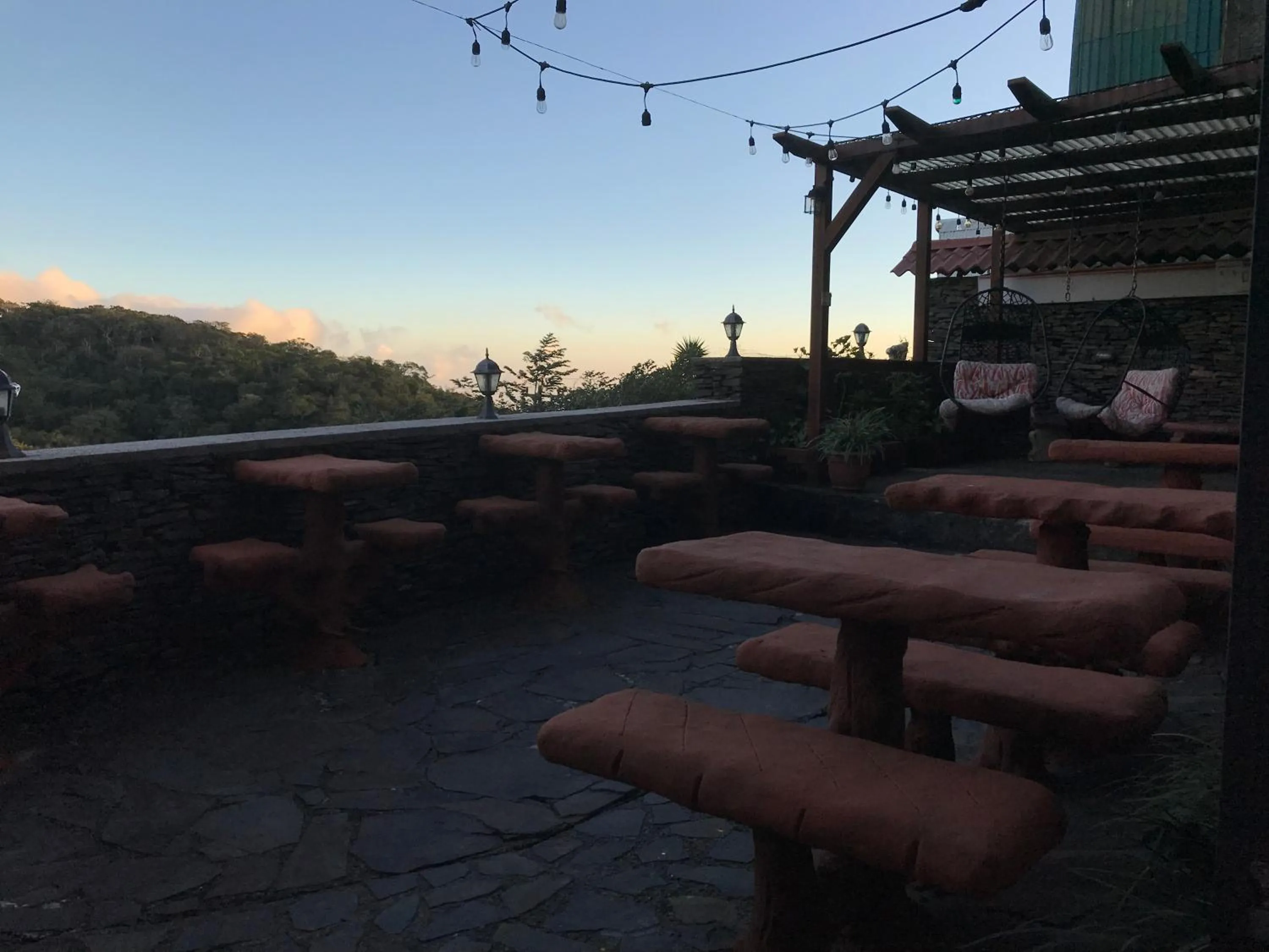 Patio in Cabinas Vista Al Golfo