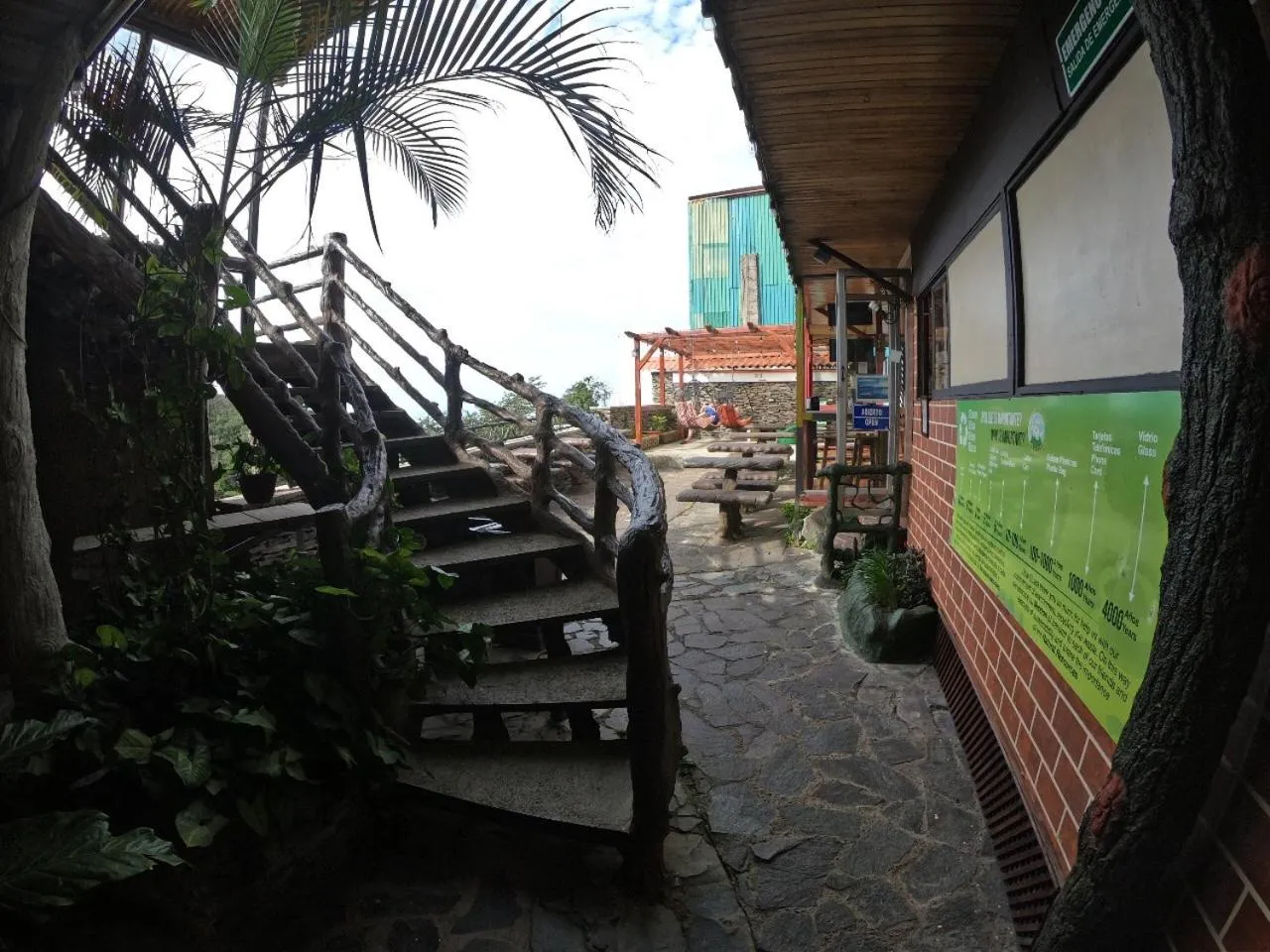 Patio in Cabinas Vista Al Golfo