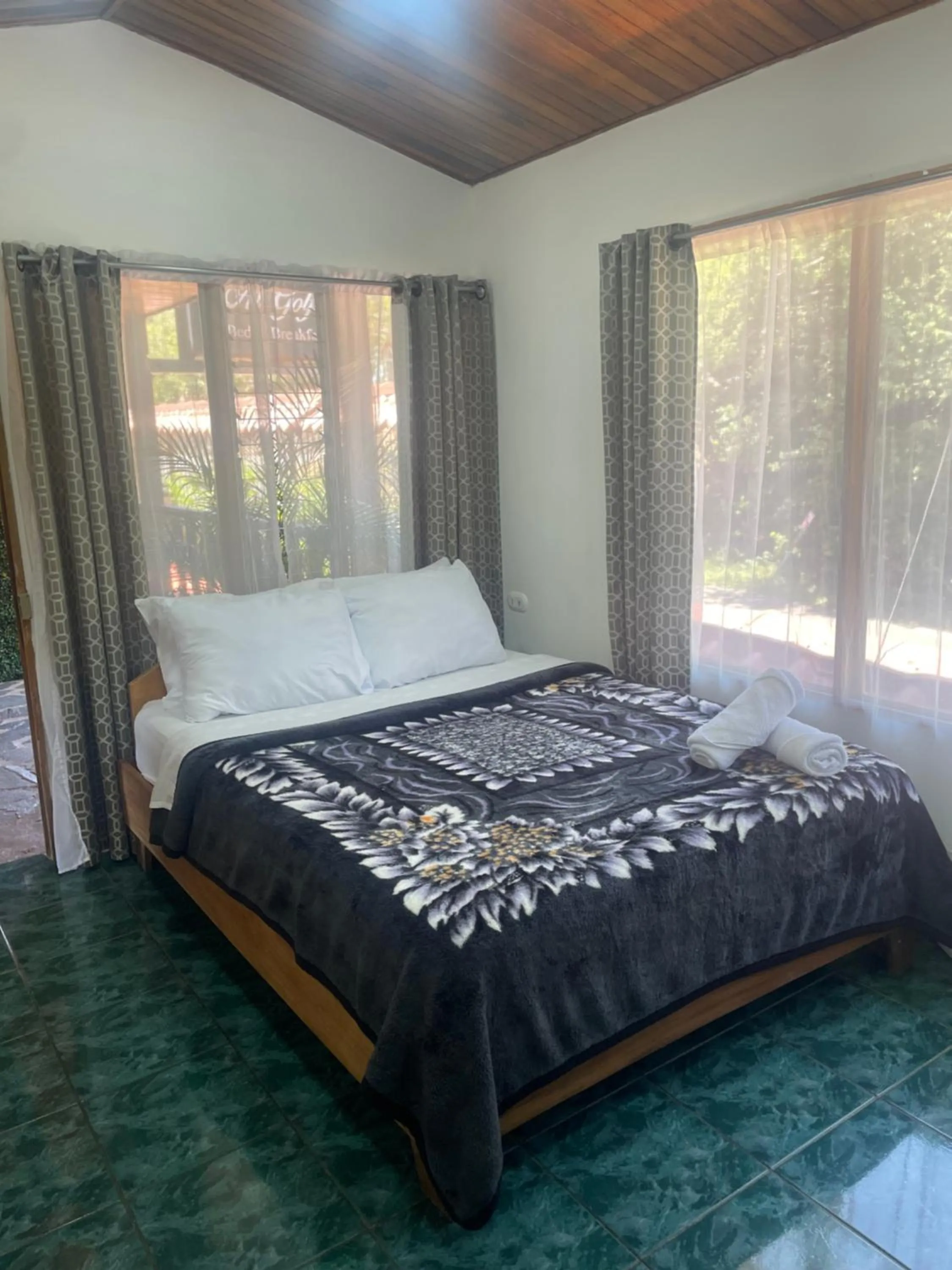 Bed in Cabinas Vista Al Golfo