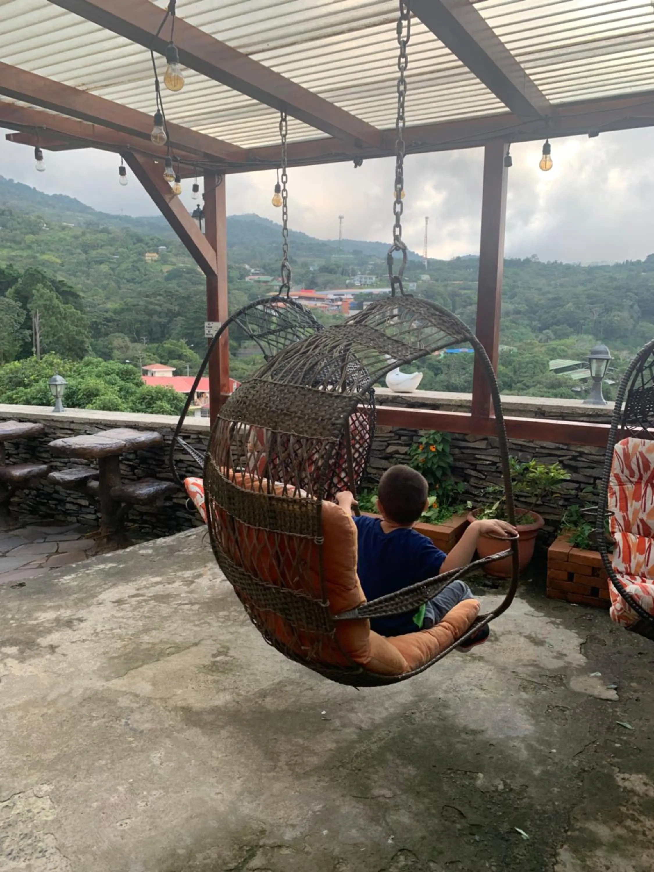 Patio in Cabinas Vista Al Golfo