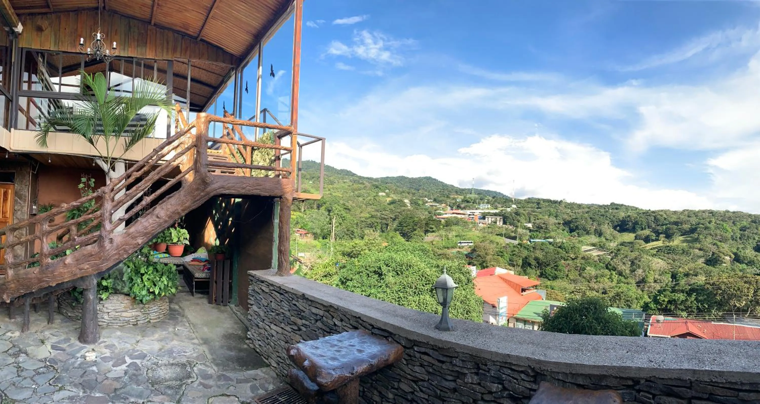 Patio in Cabinas Vista Al Golfo
