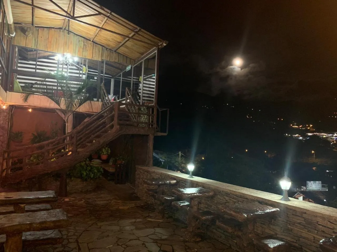 Patio in Cabinas Vista Al Golfo