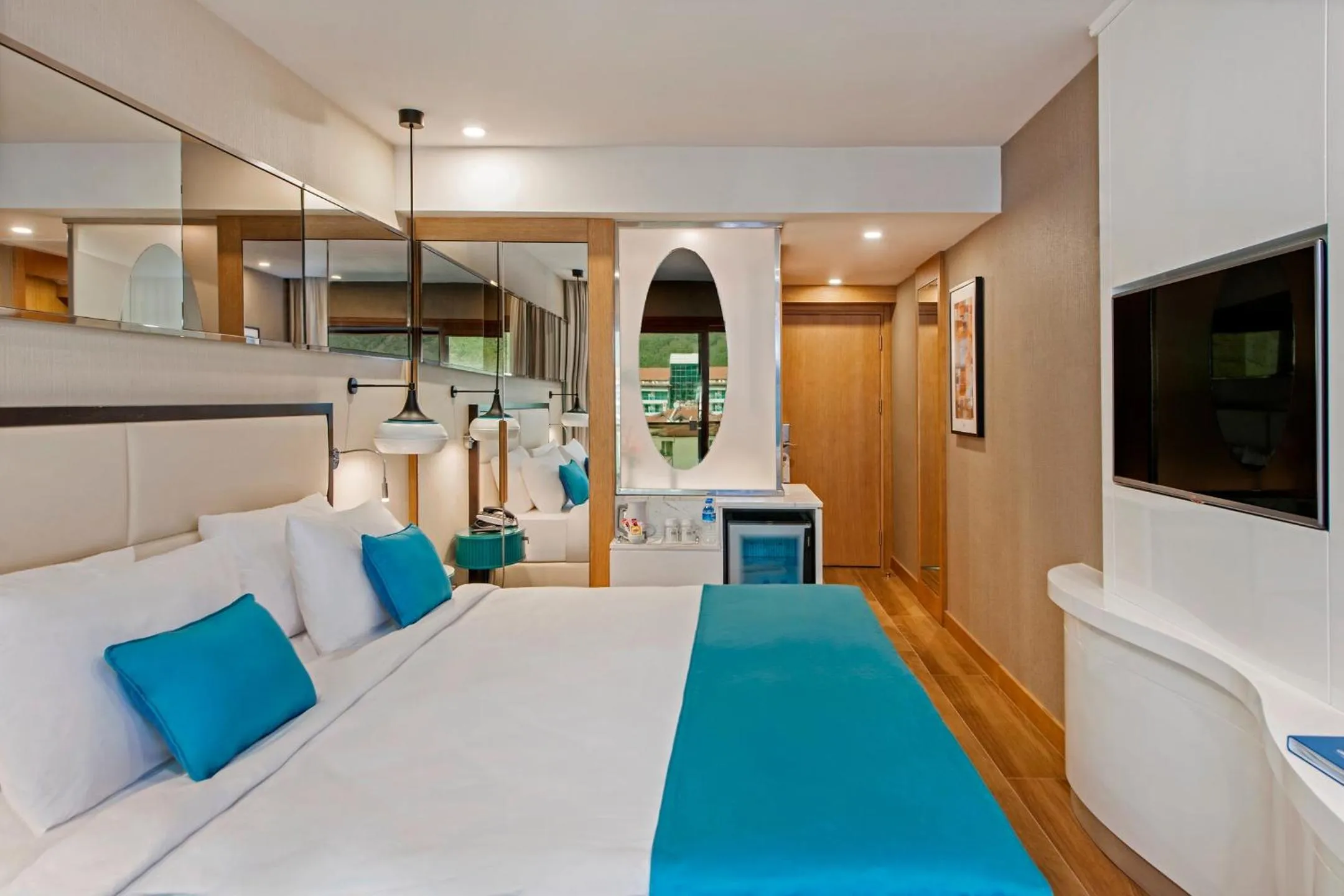 TV and multimedia, Bed in Elite World Marmaris - Adult Only