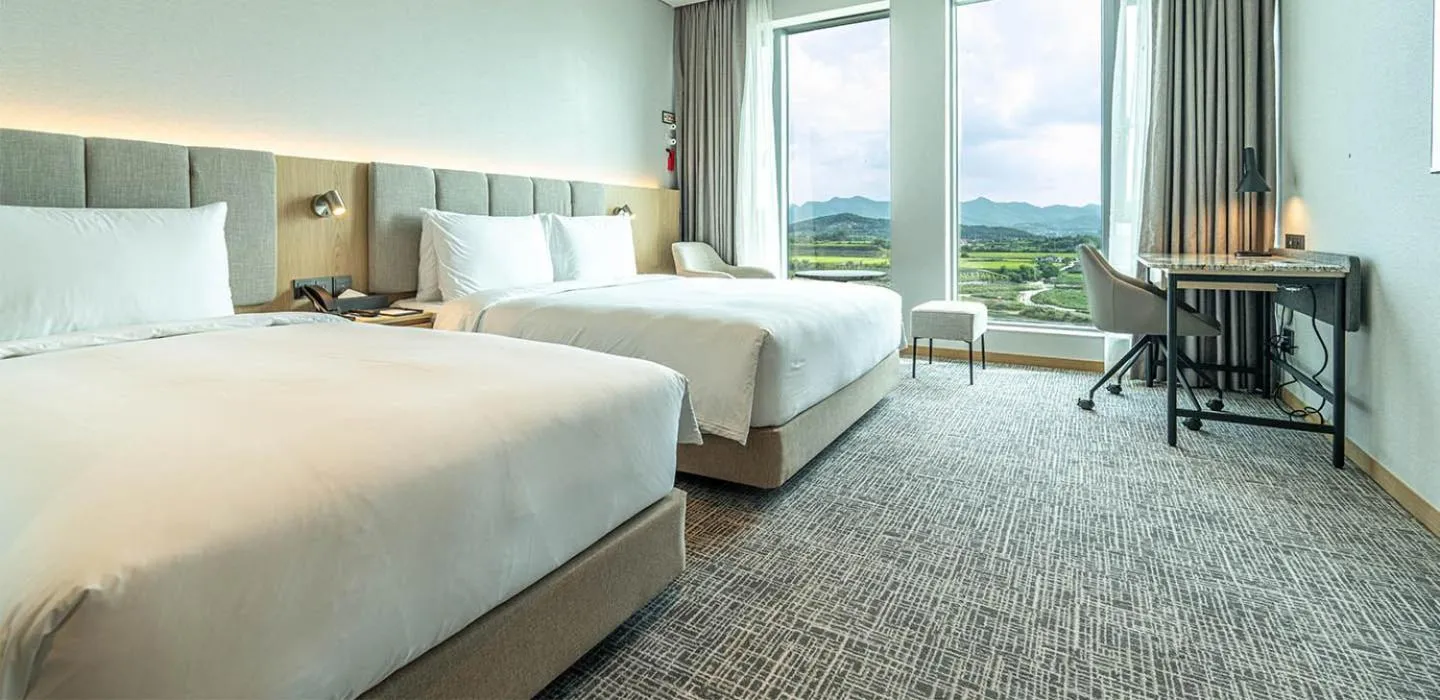 Bed in Stanford hotel Andong