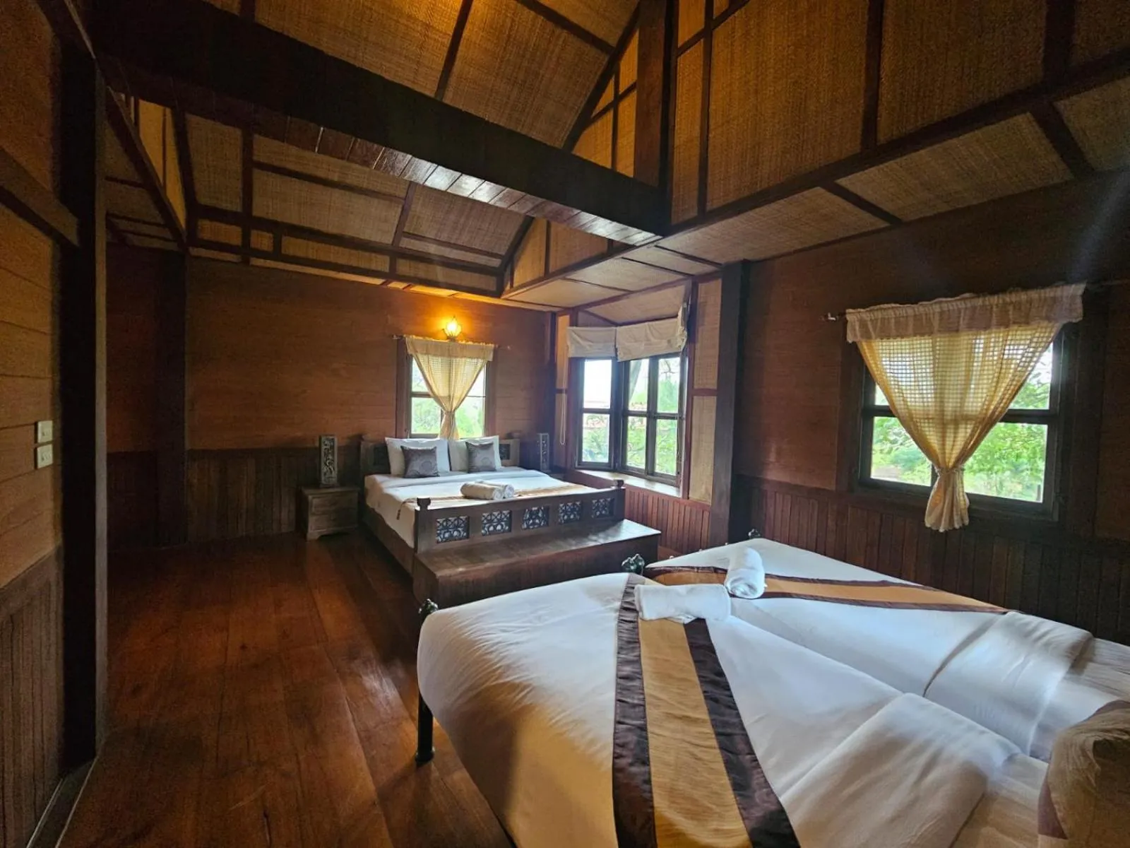 Bed in Insda Wellness Resort